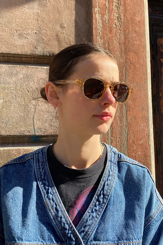 A Kjaerbede Zan Champagne Sunglasses