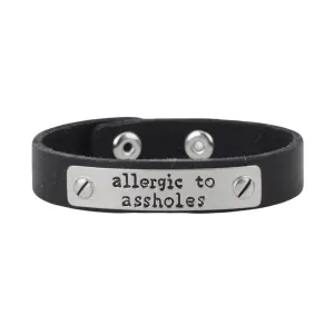 Allergic to Assholes Bracelet
