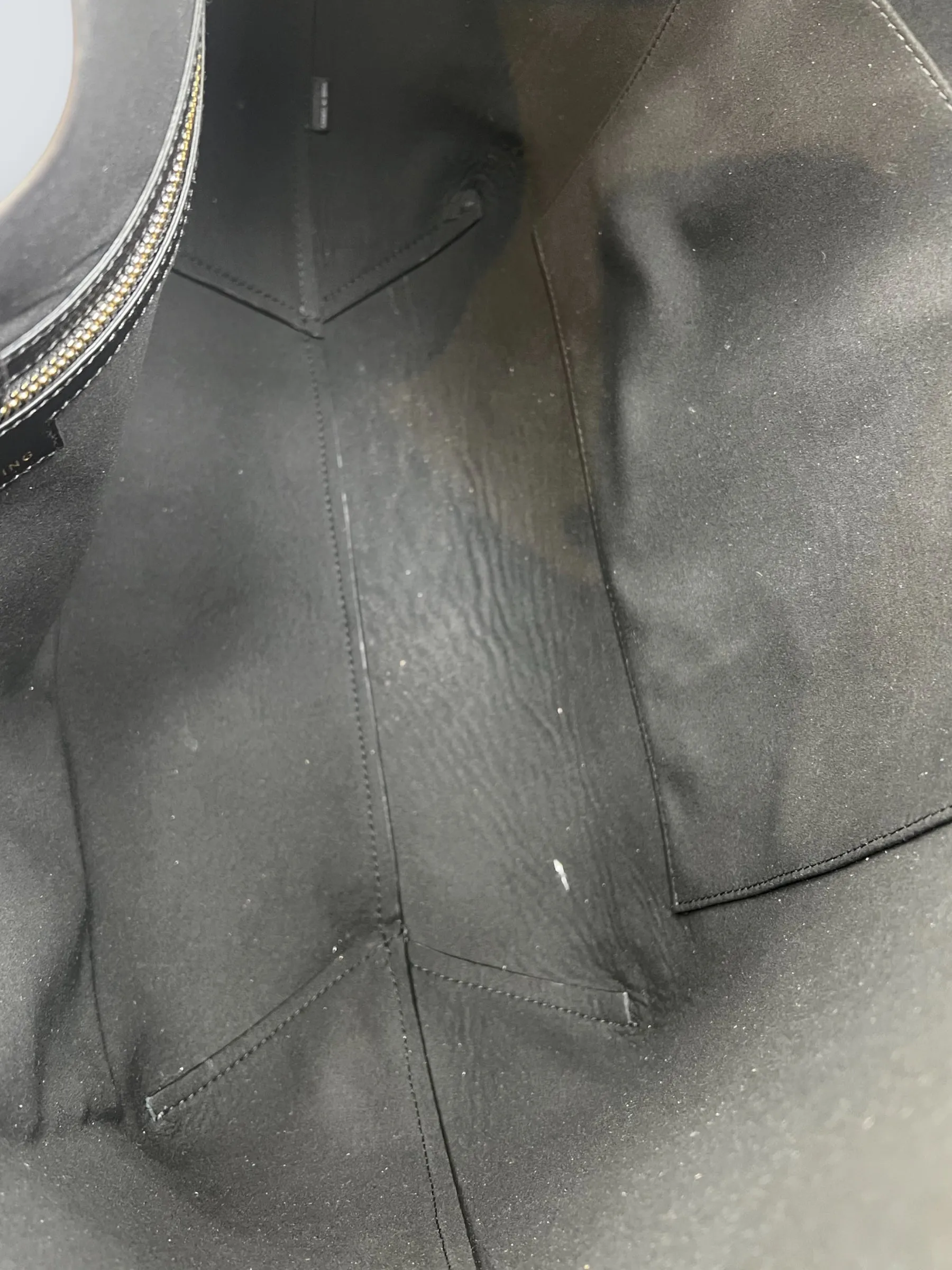 Anine Bing Black Leather Lili Medium Tote