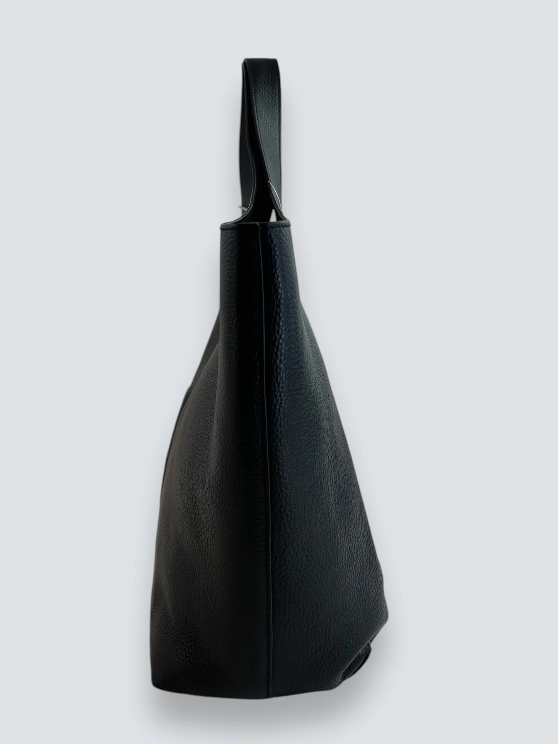 Anine Bing Black Leather Lili Medium Tote