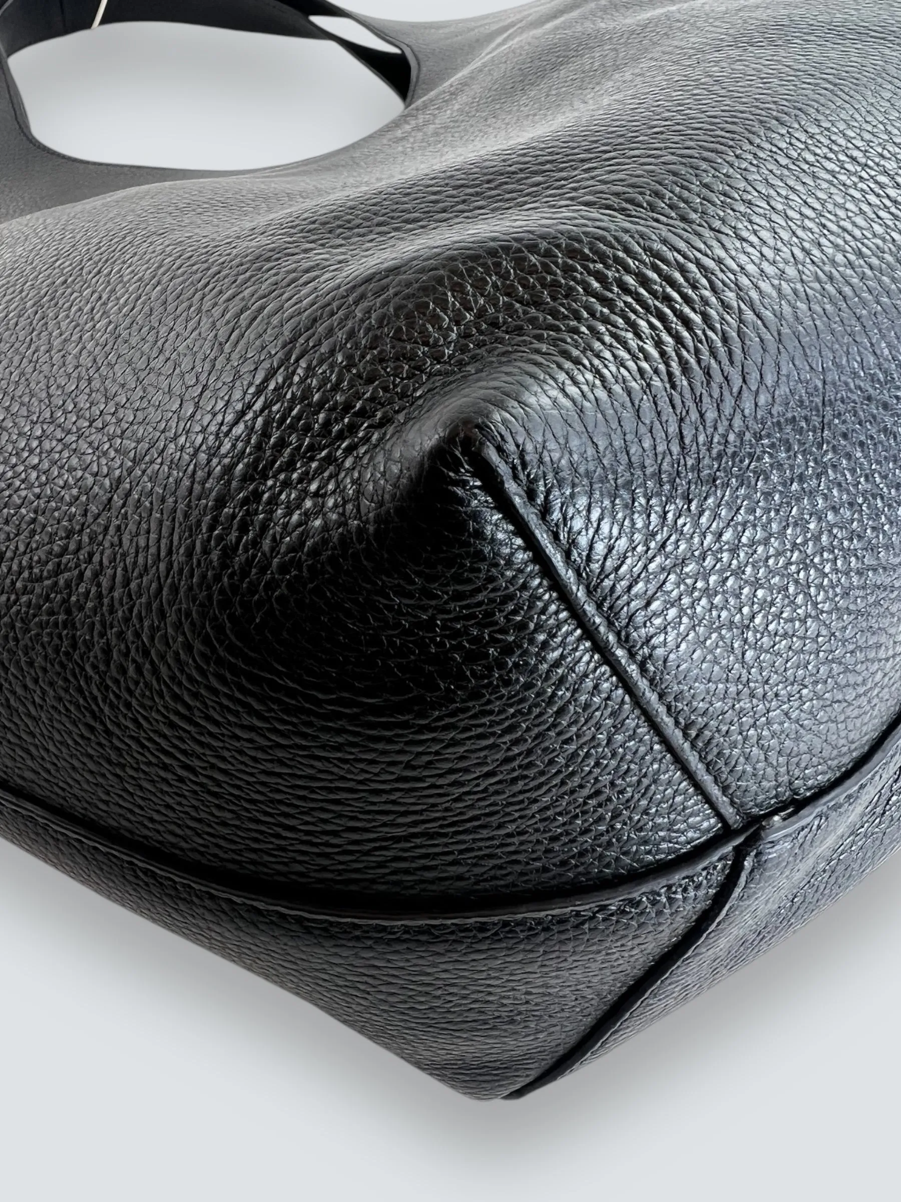 Anine Bing Black Leather Lili Medium Tote