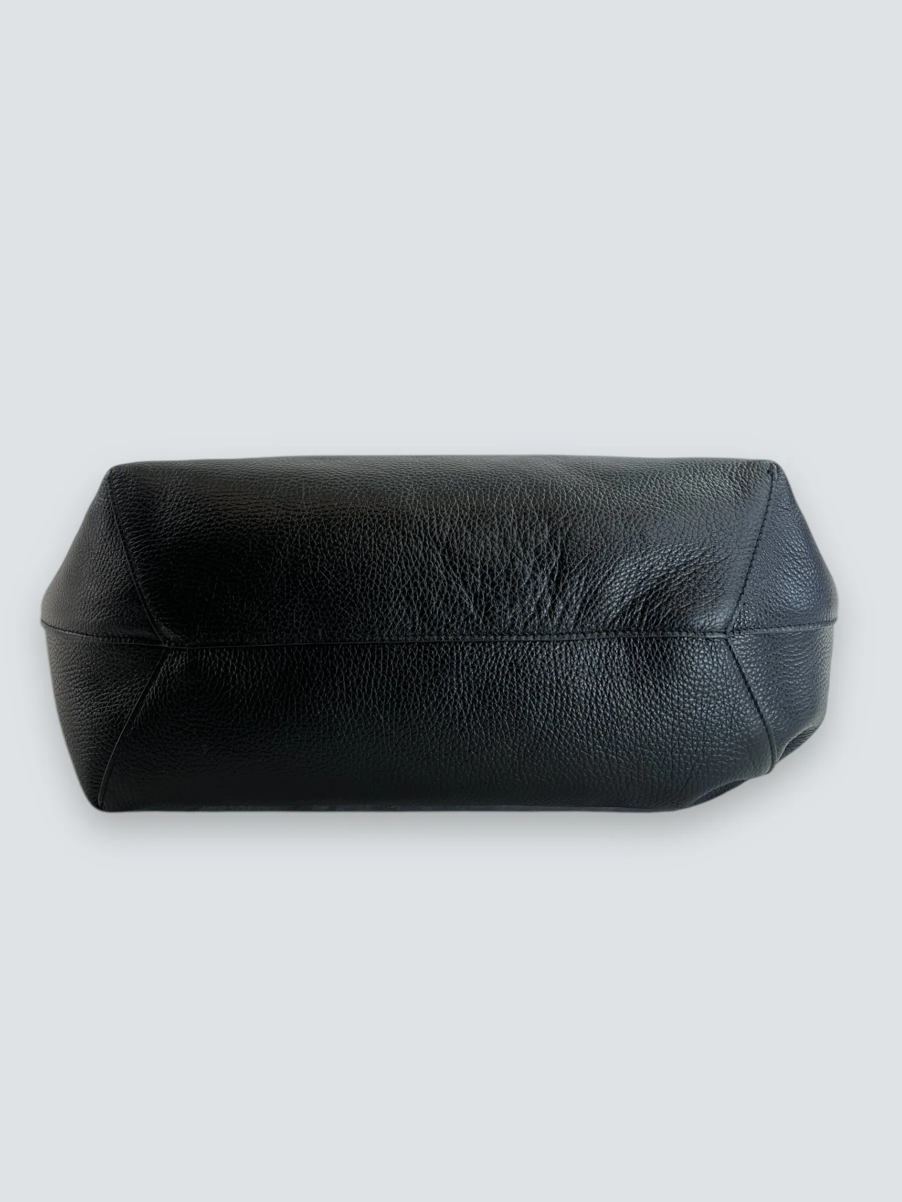 Anine Bing Black Leather Lili Medium Tote