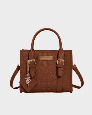 Apollo 2 Mini Tote Bag in Chocolate