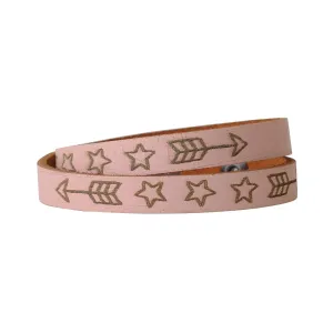 Arrow and Star tooled bracelet
