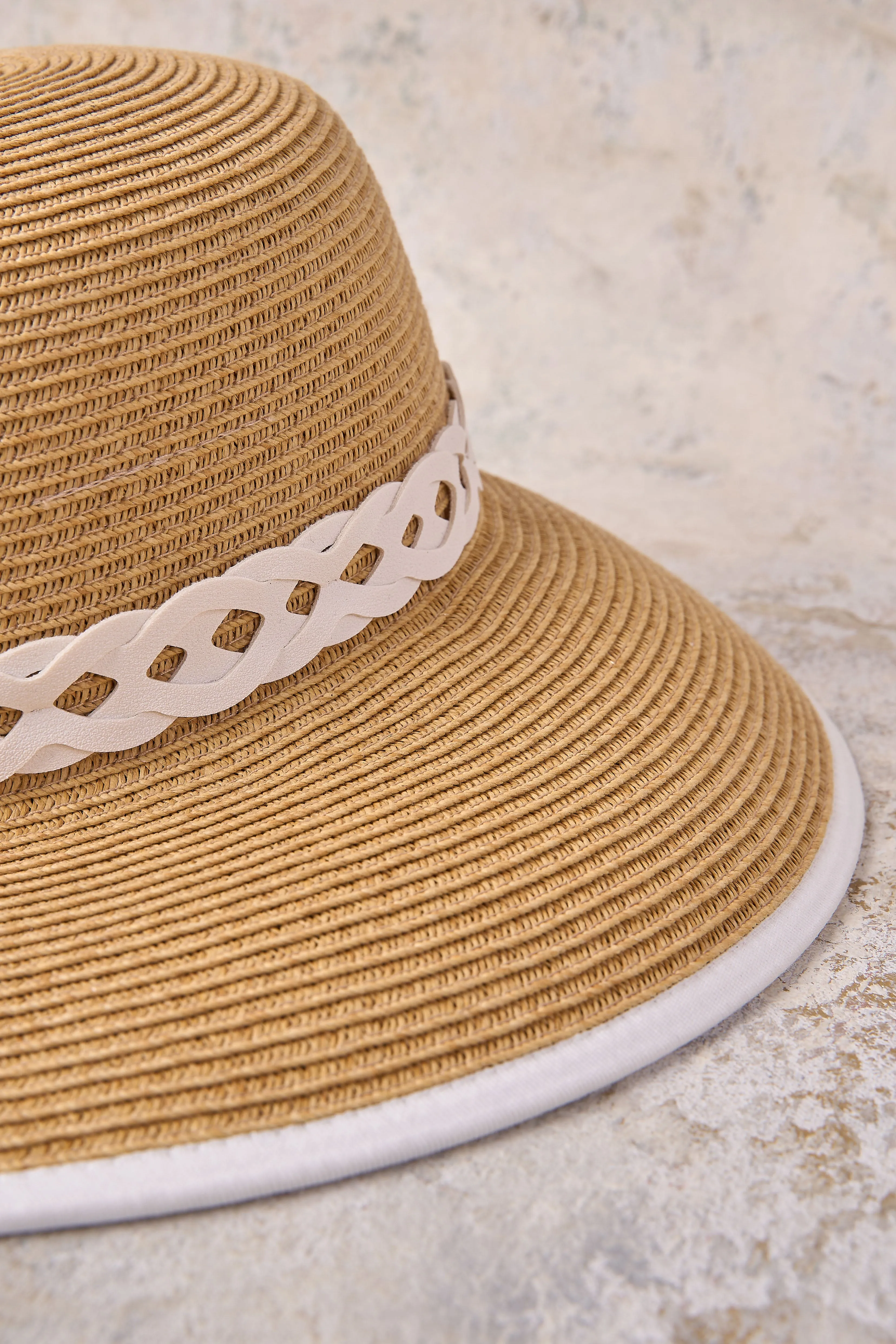 Bonnie Summer Cloche - White