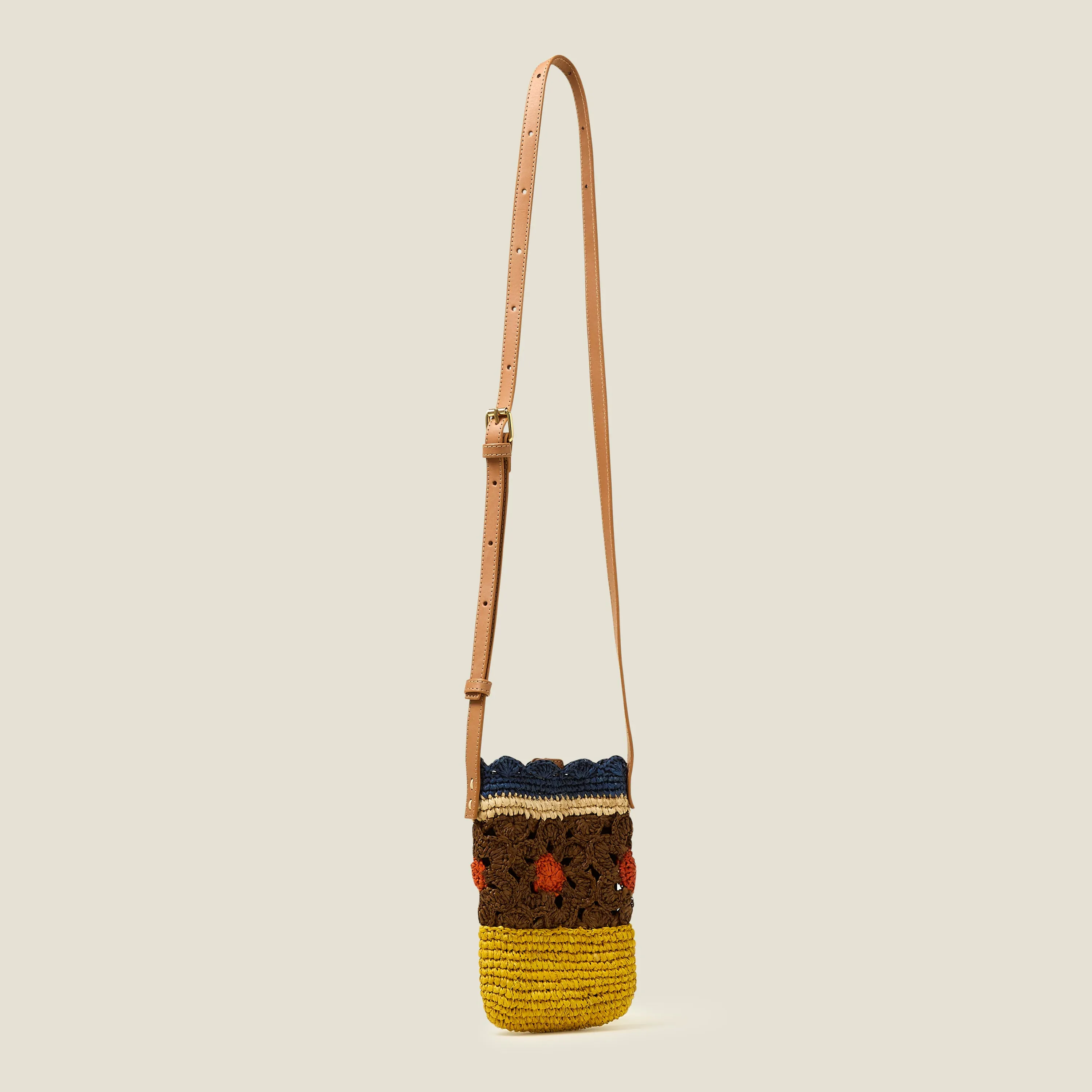 Camino Phone Pouch - Block Flower Cocoa