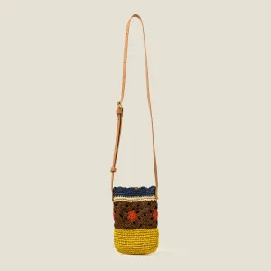 Camino Phone Pouch - Block Flower Cocoa
