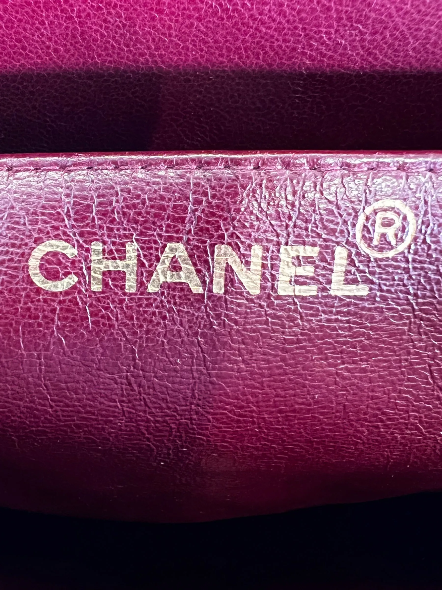 Chanel Black Lambskin Leather Maxi Shoulder Bag