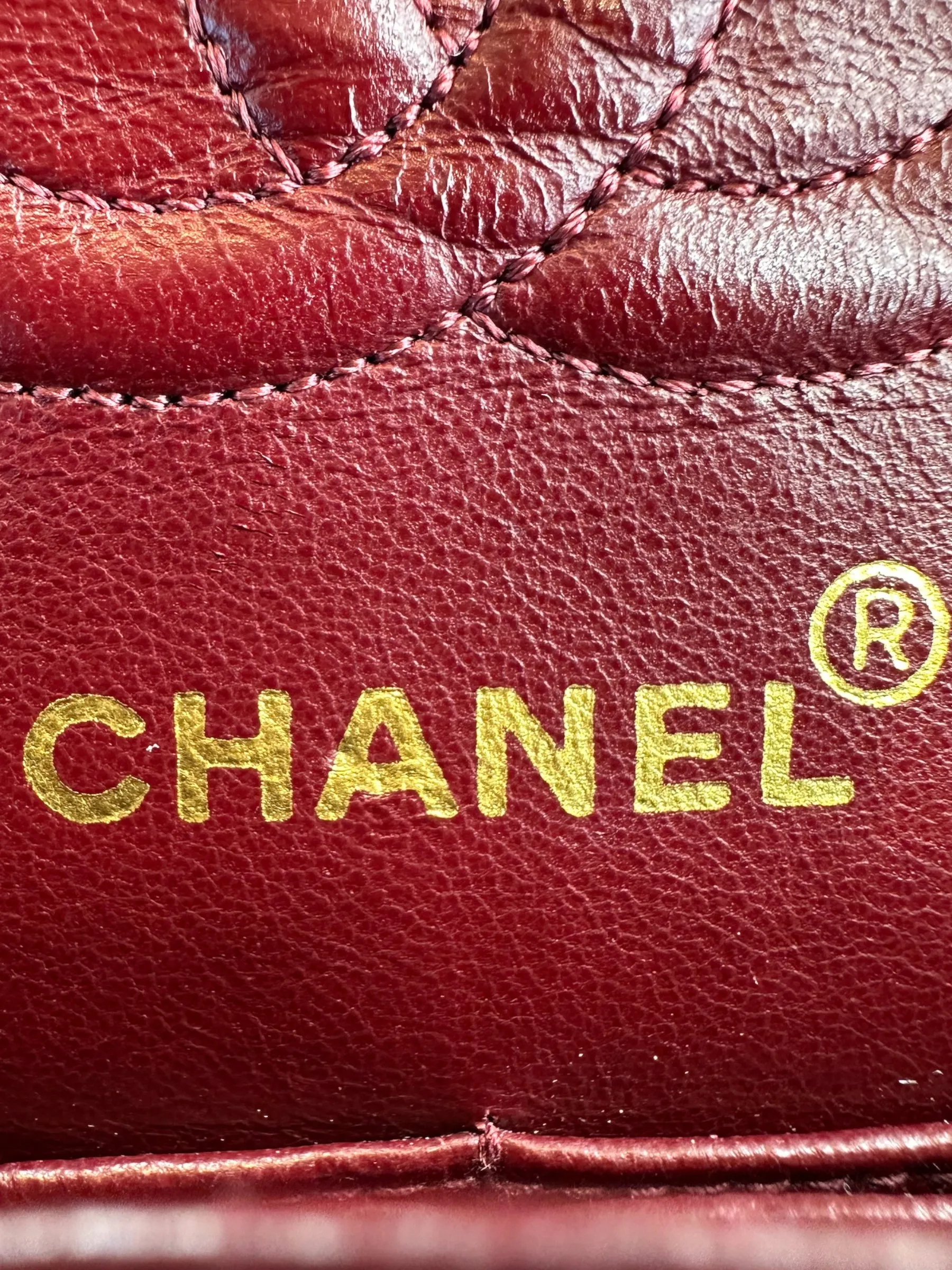Chanel Black Lambskin Leather Medium Double Flap