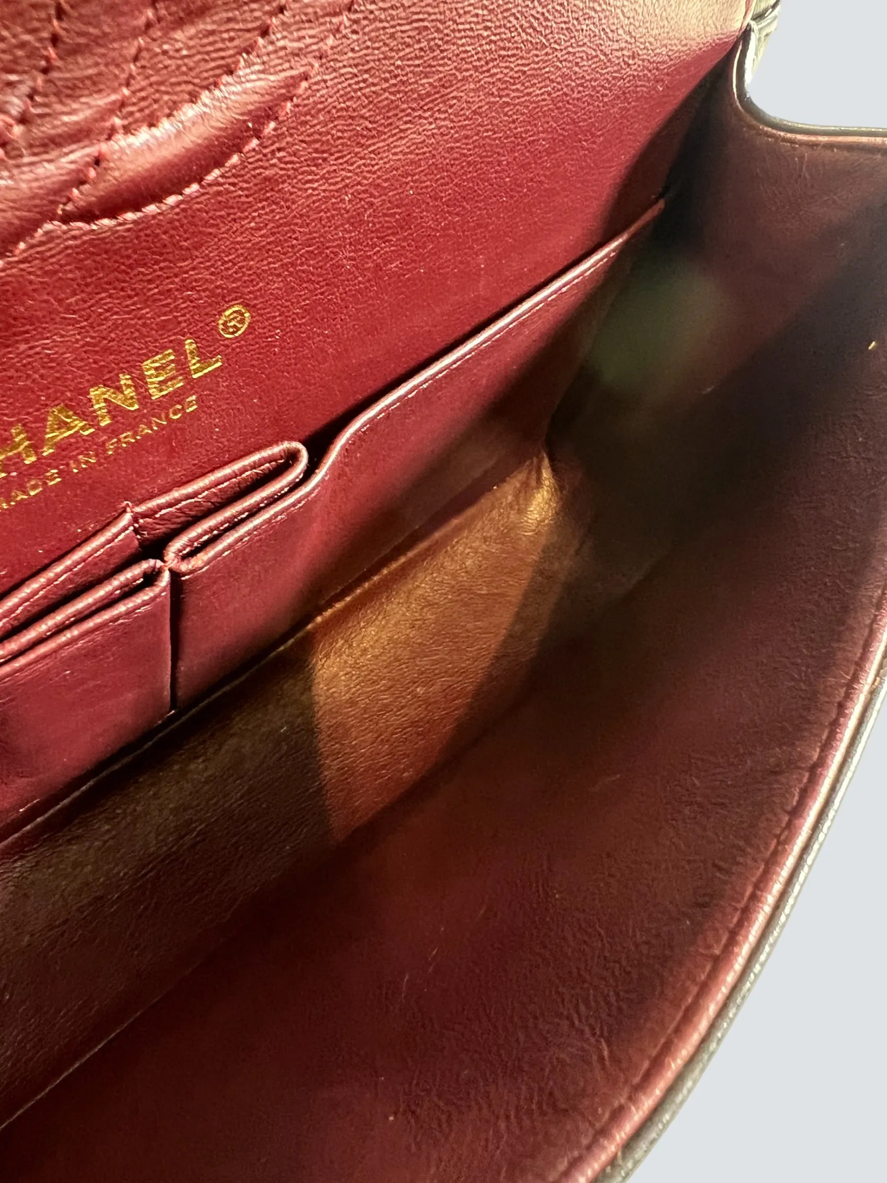 Chanel Black Lambskin Leather Medium Double Flap