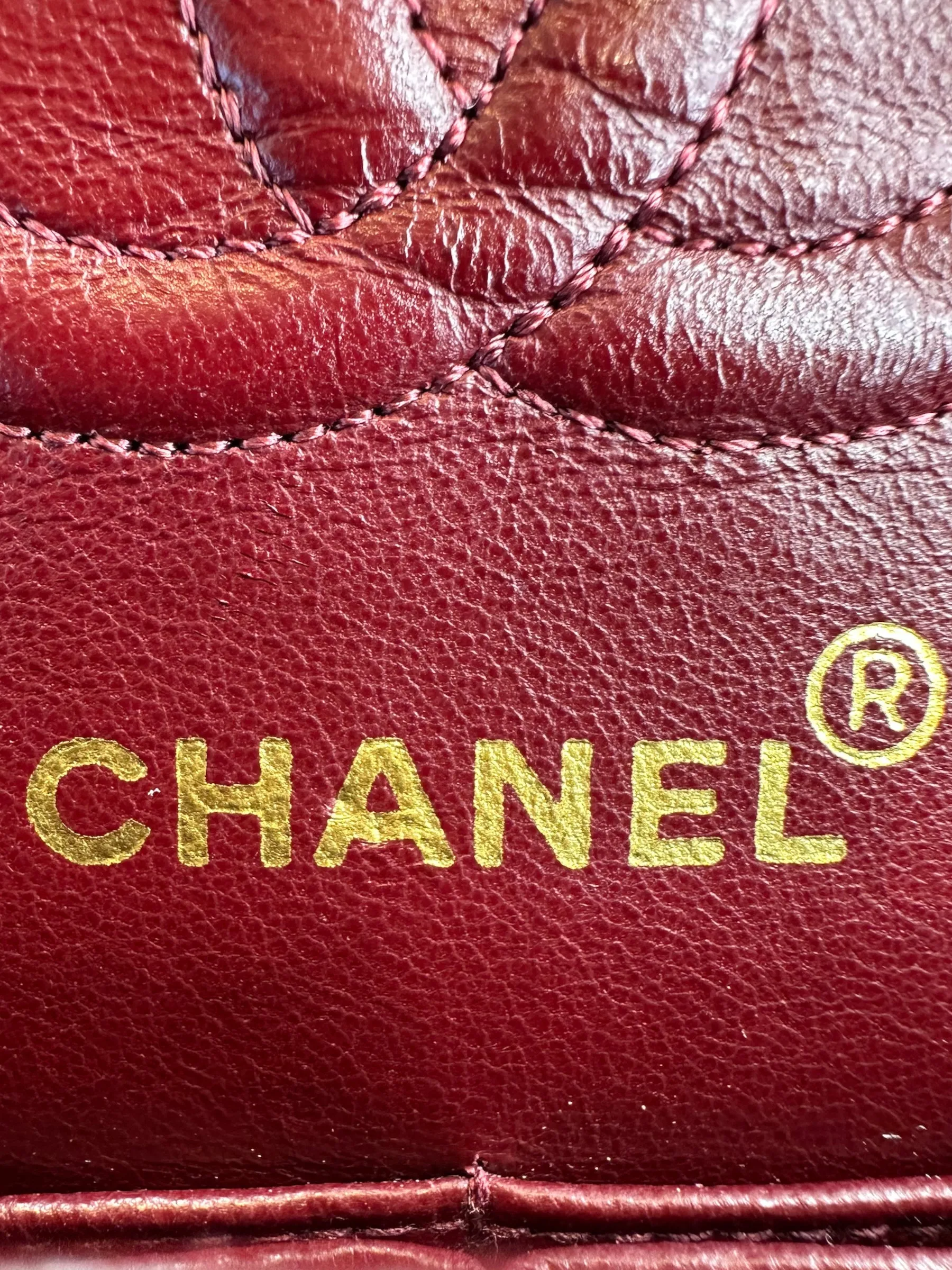 Chanel Black Lambskin Leather Medium Double Flap