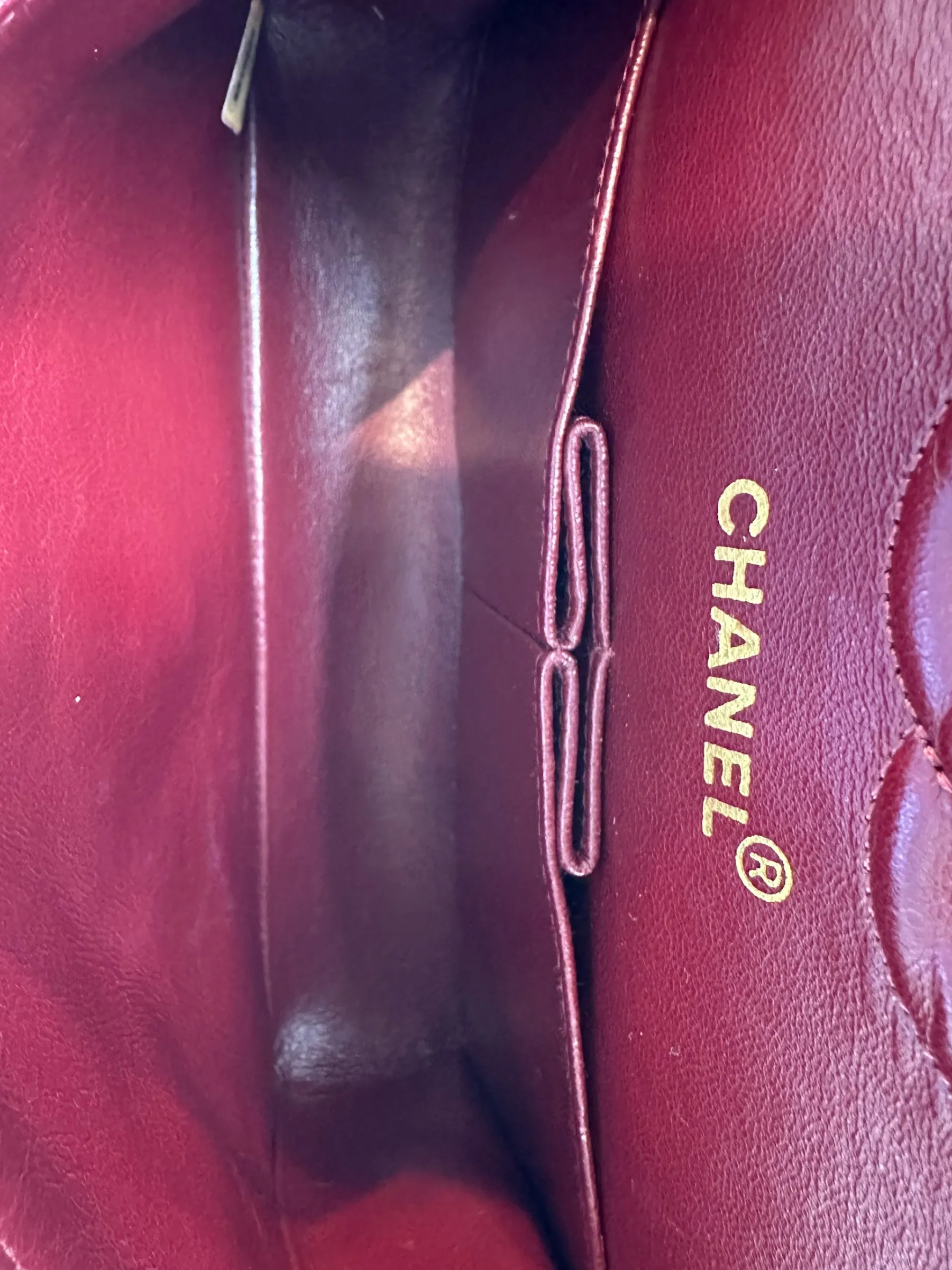 Chanel Black Lambskin Leather Medium Double Flap