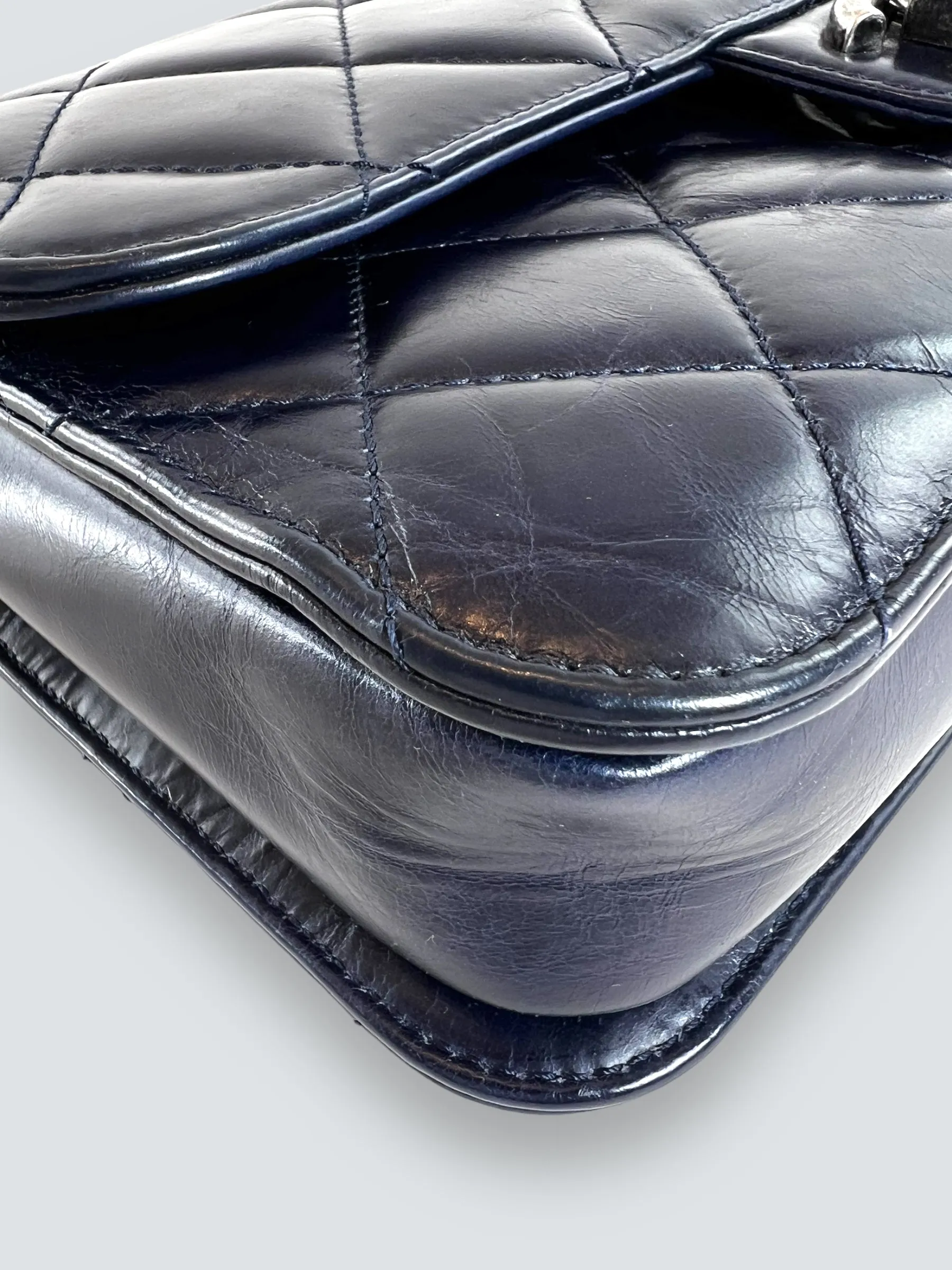 Chanel Perfect Edge Navy Blue Bag