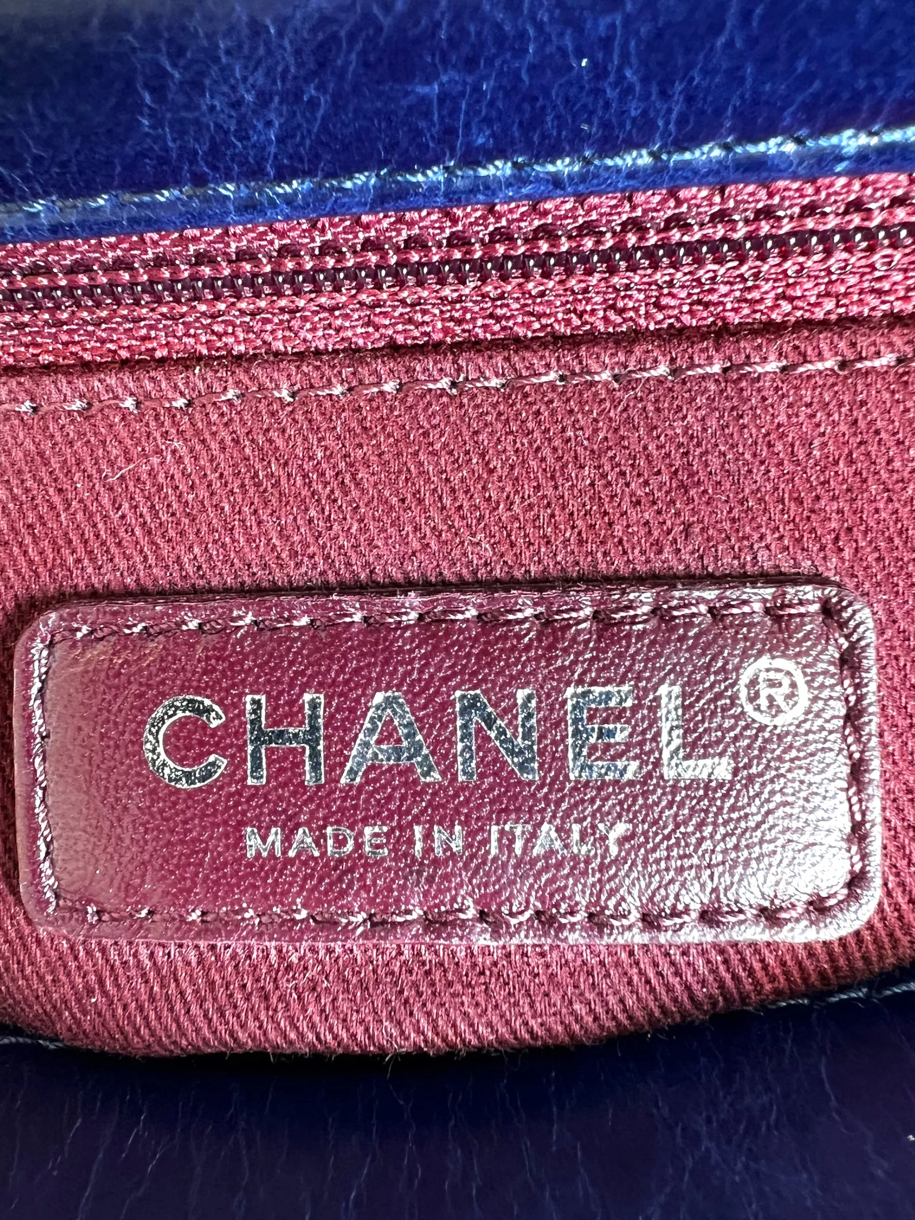 Chanel Perfect Edge Navy Blue Bag