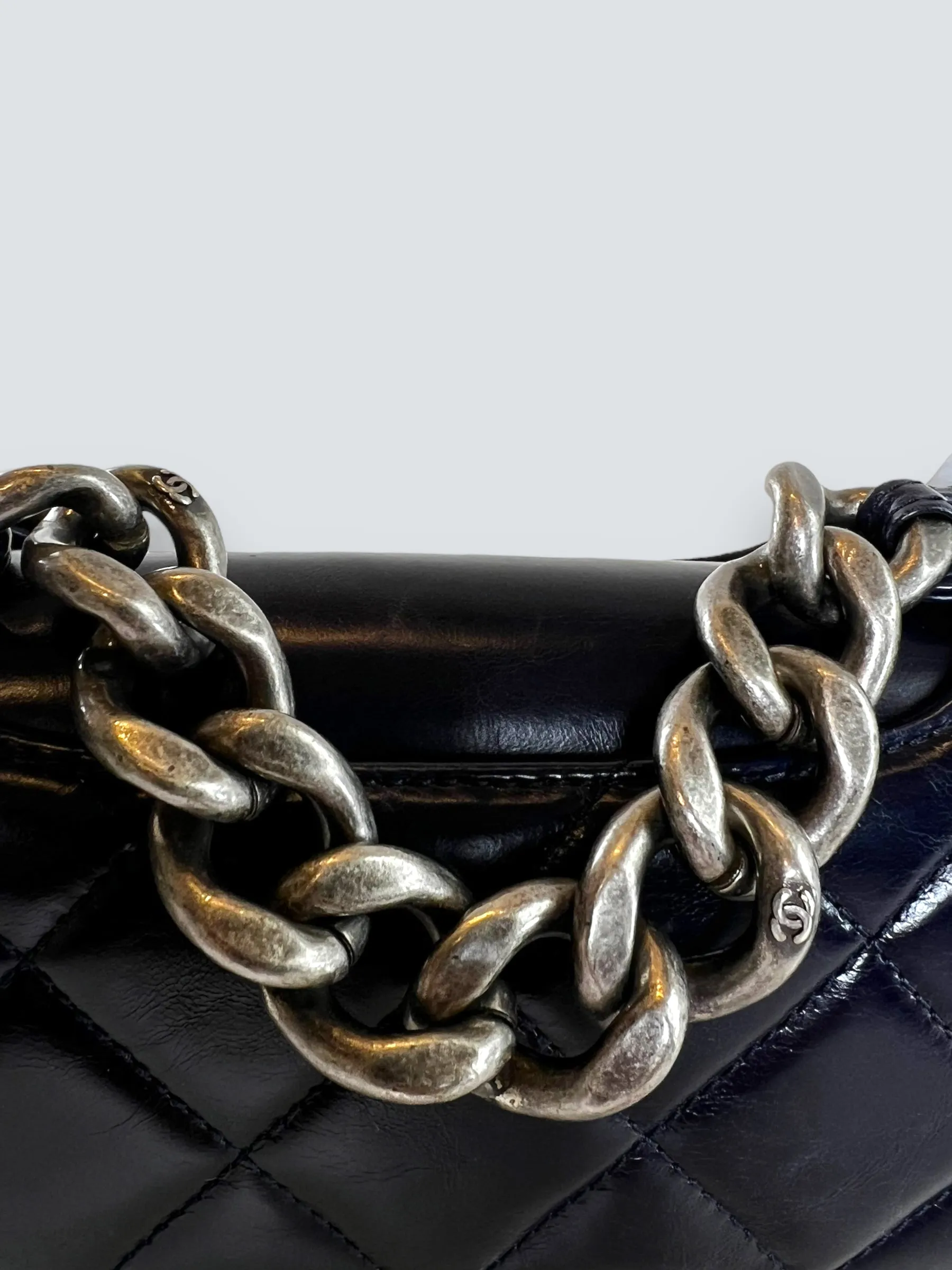 Chanel Perfect Edge Navy Blue Bag