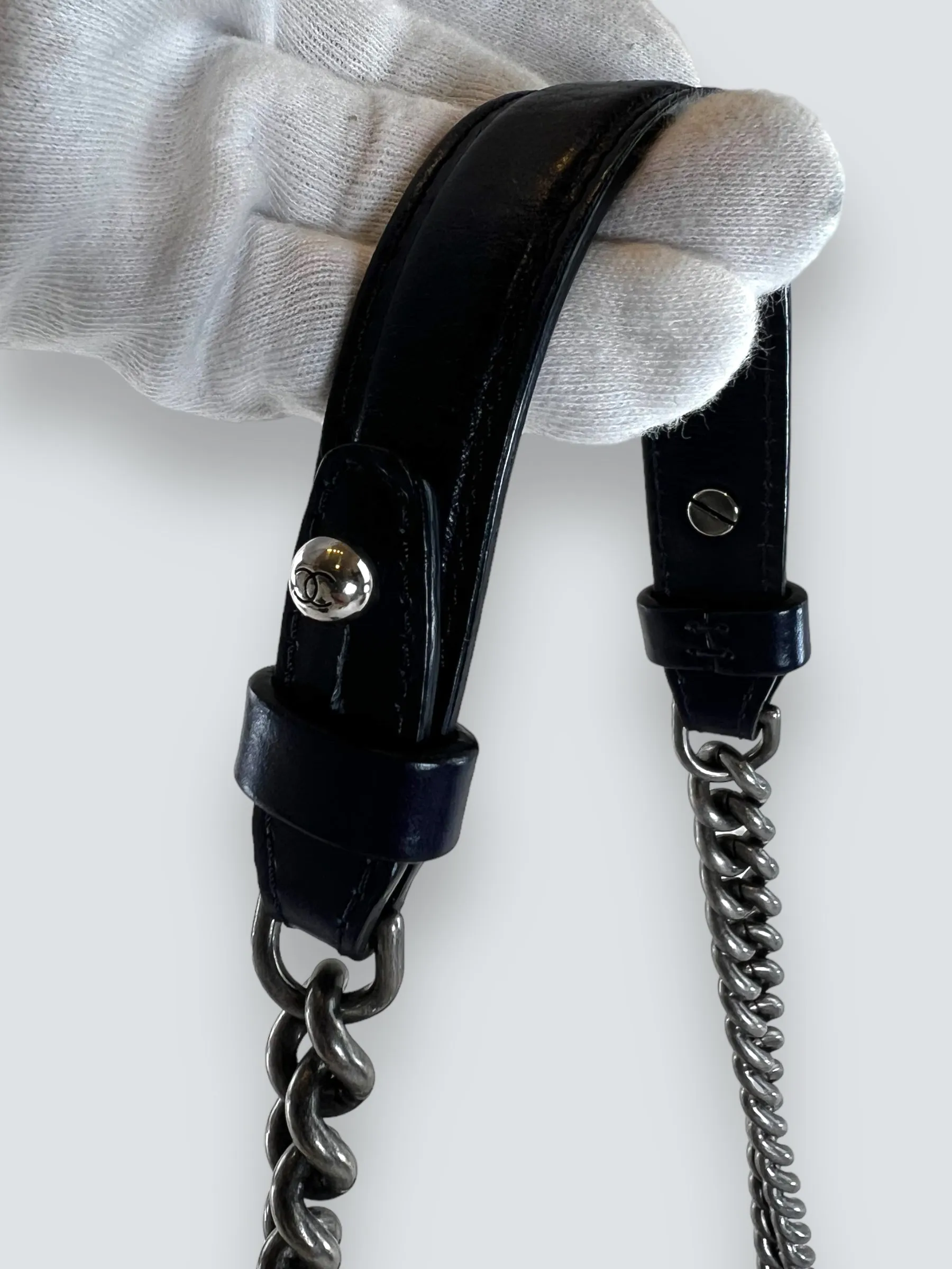 Chanel Perfect Edge Navy Blue Bag