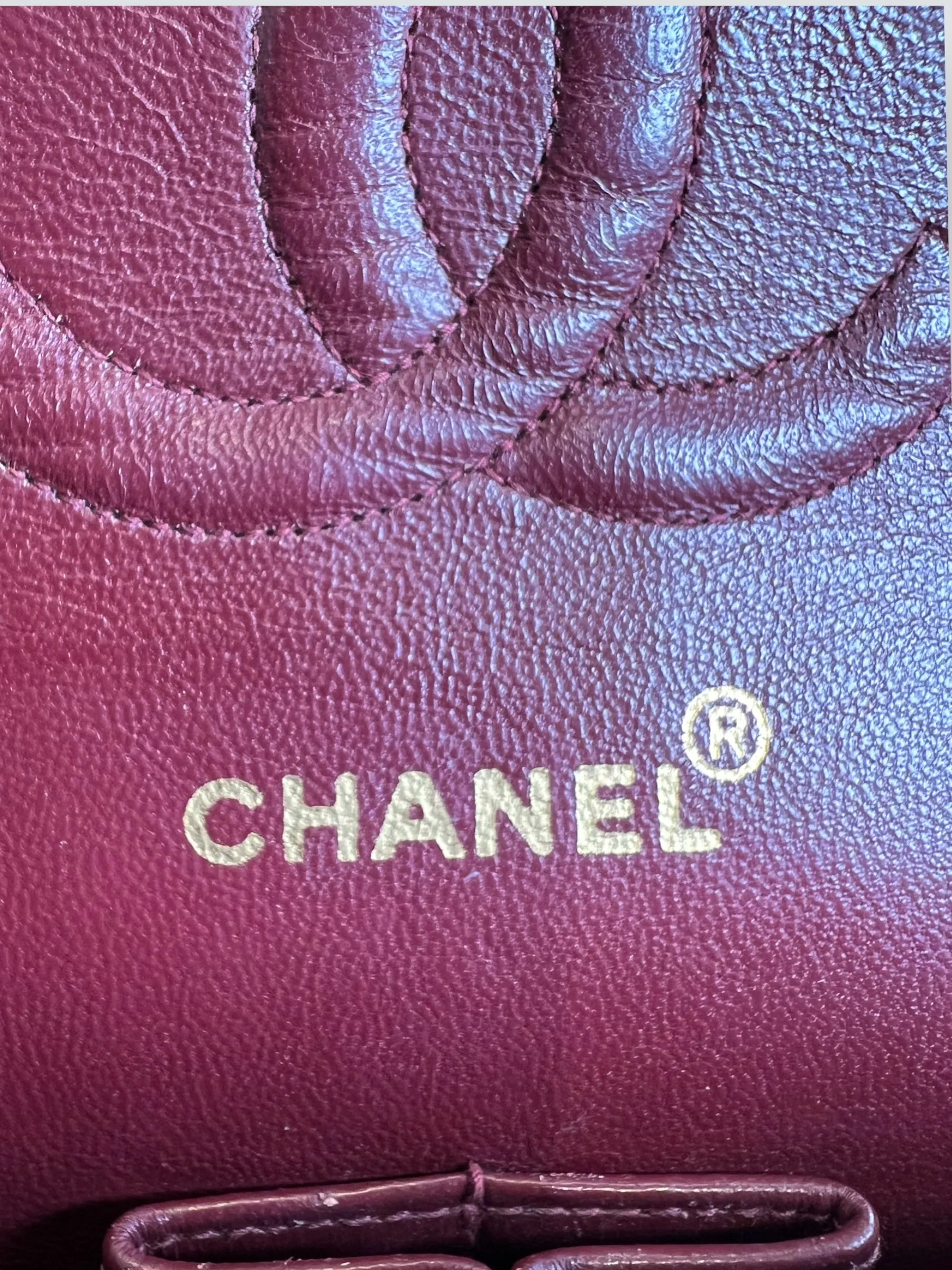 Chanel Vintage Black Lambskin Leather Medium Double Flap