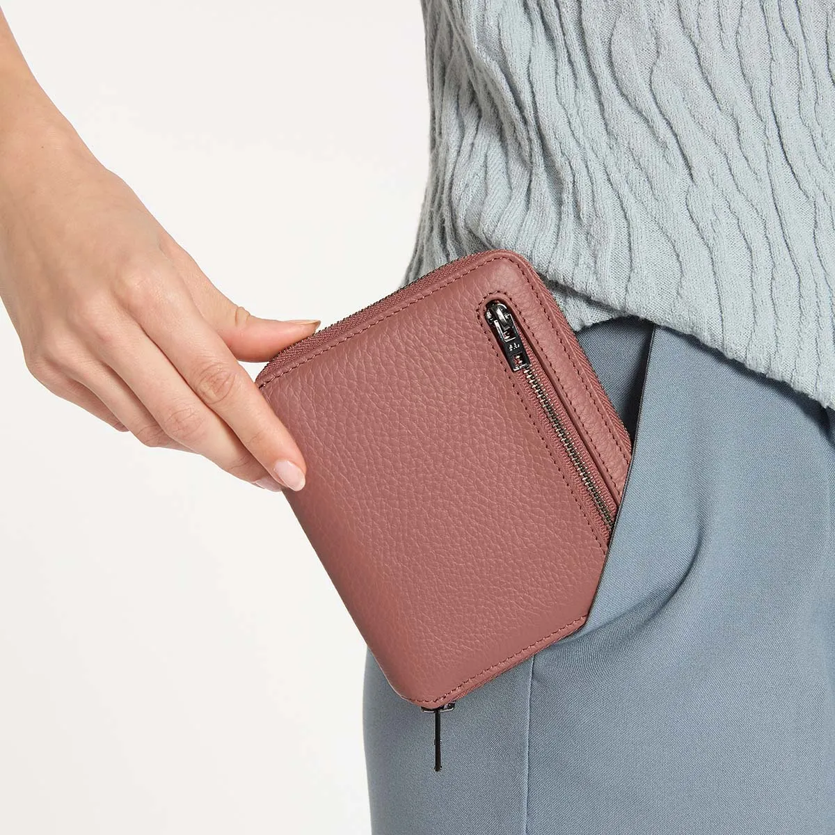 Change Always Comes Jewellery Case - Dusty Rose