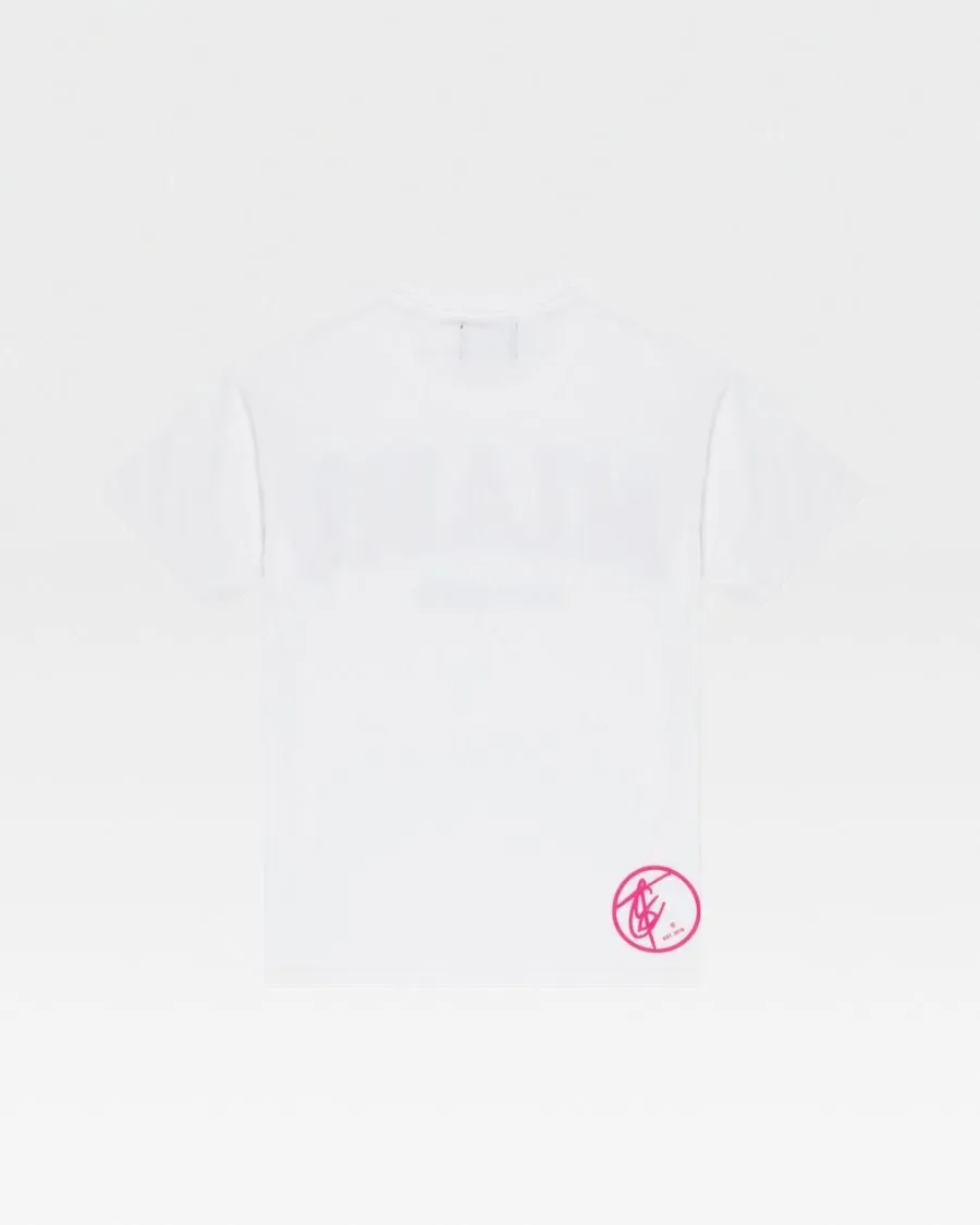 Classic White PINK Miami Travel Tee