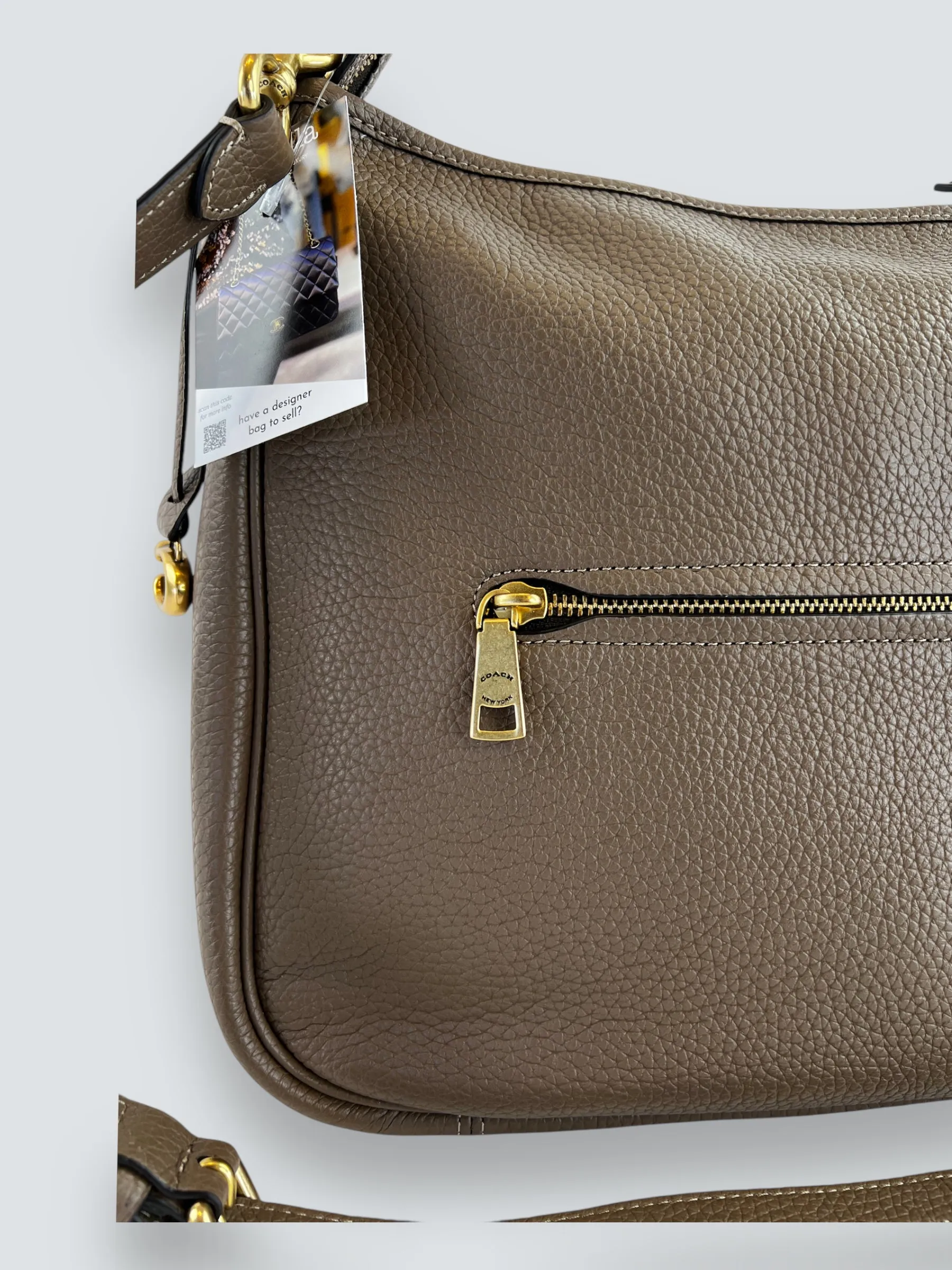 Coach Brown Leather Cary Tote