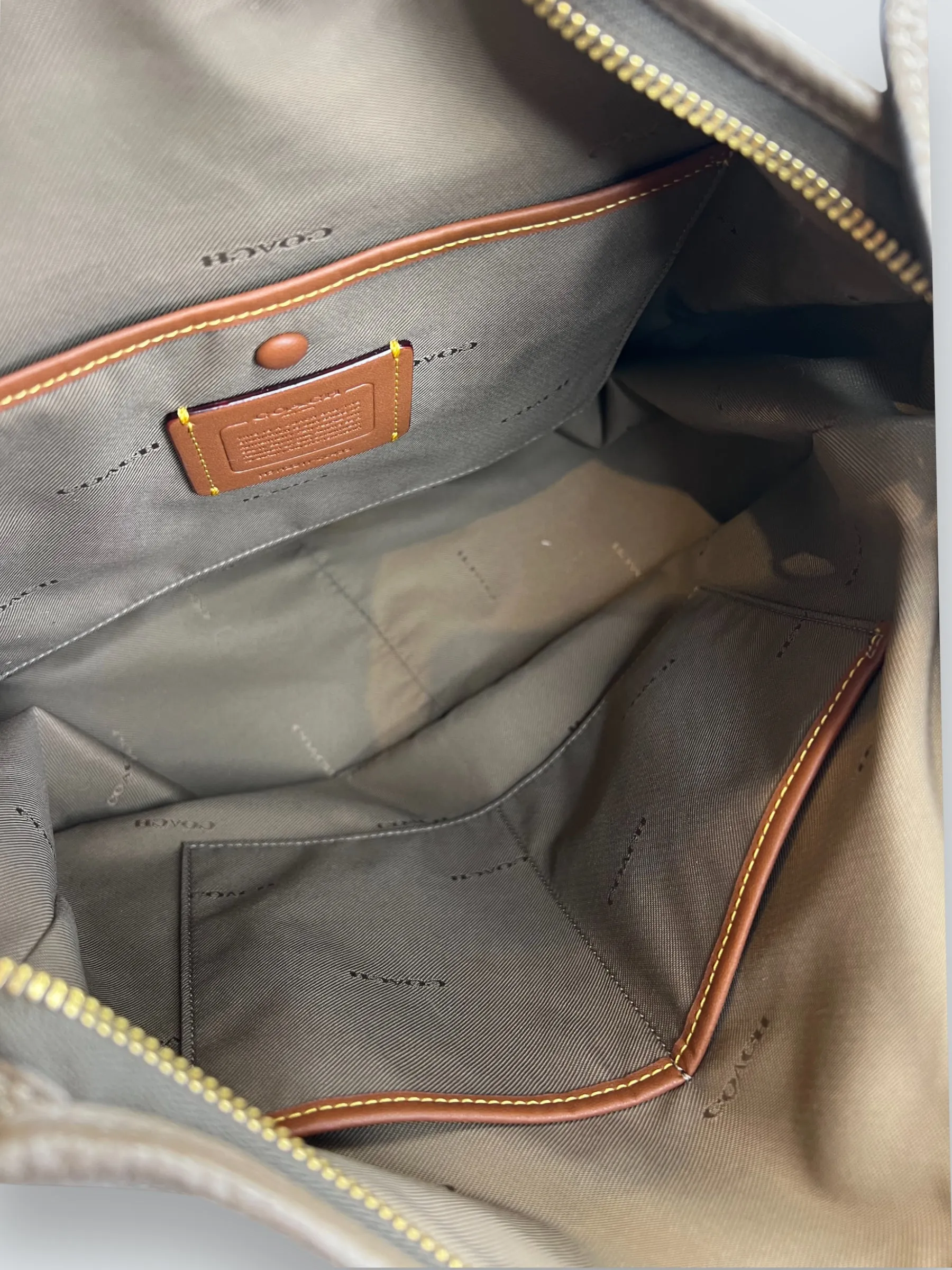 Coach Brown Leather Cary Tote