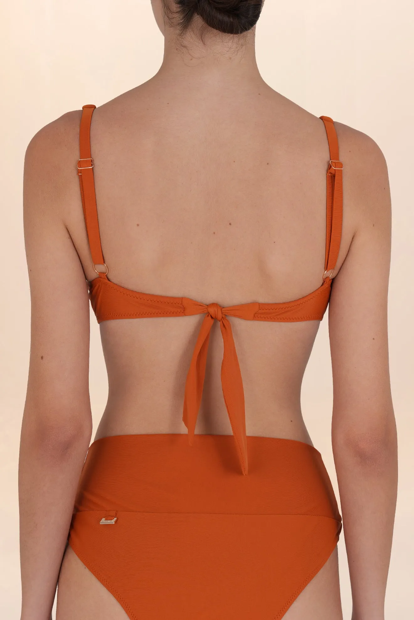 Corset Bikini Top Fox Orange