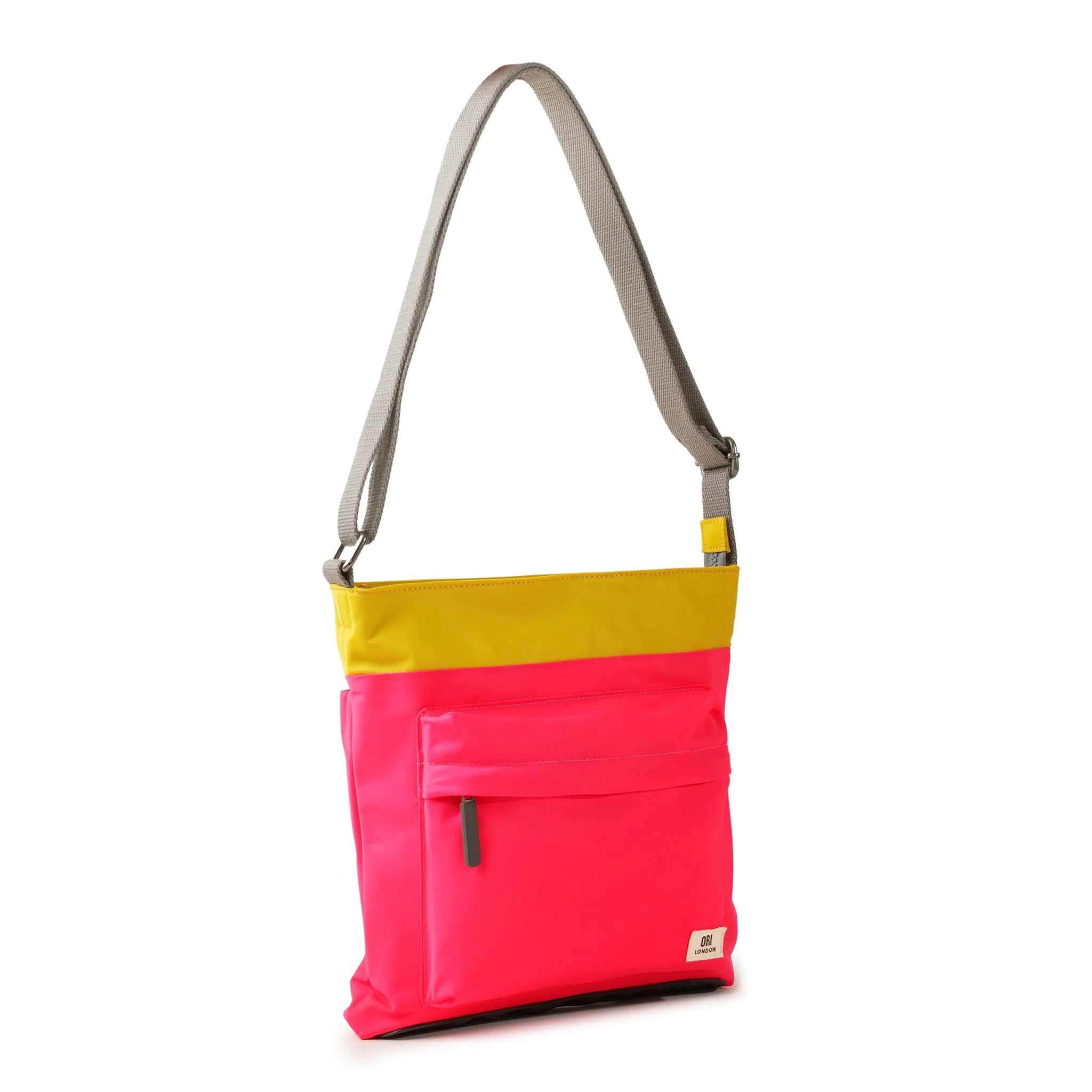 Creative Waste Kennington B Raspberry Neon / Mustard Recycled Nylon