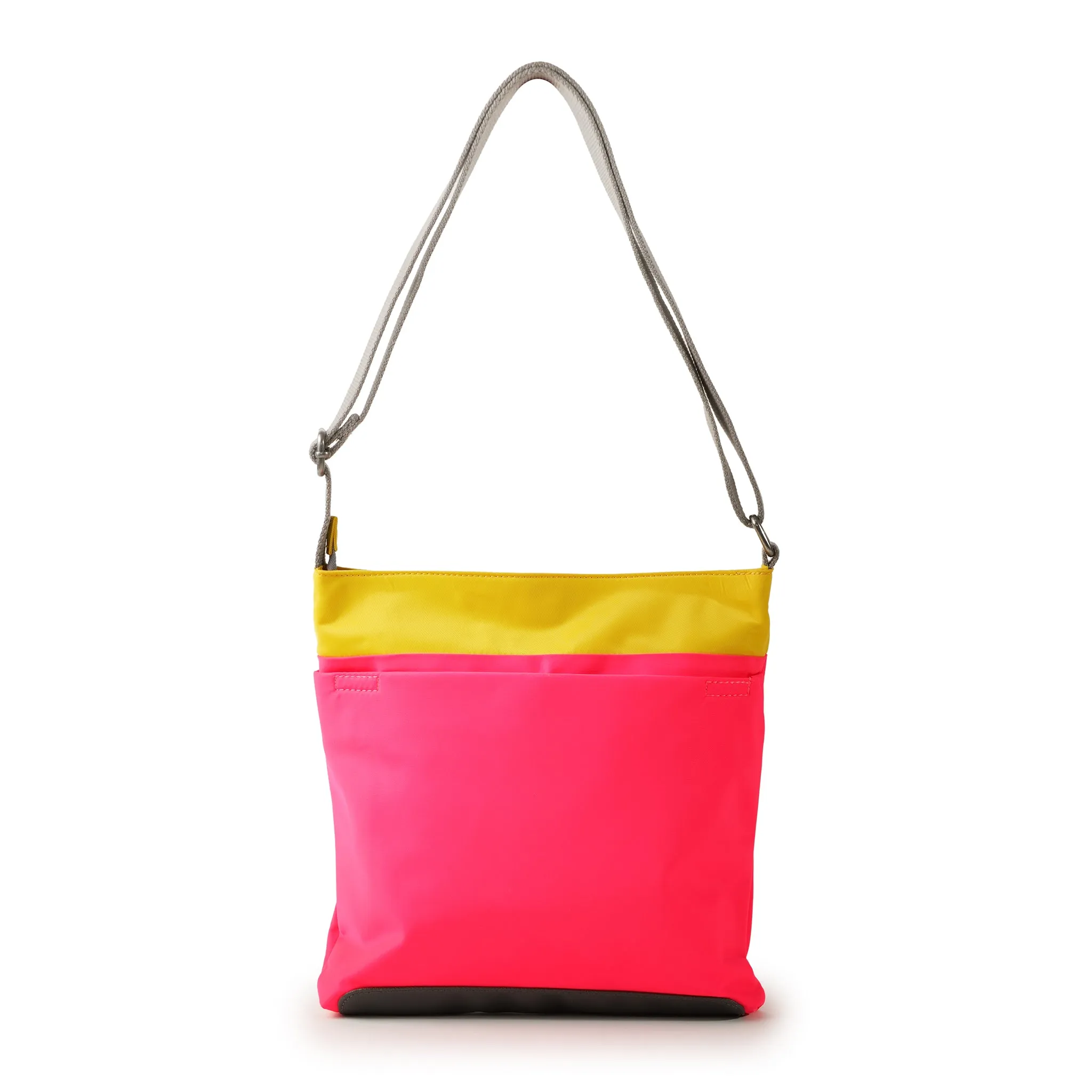 Creative Waste Kennington B Raspberry Neon / Mustard Recycled Nylon