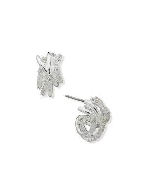 Criss Cross Huggie Earring