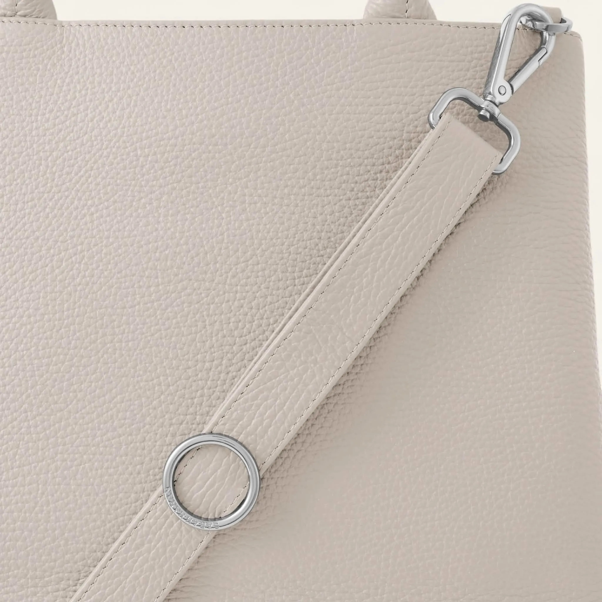 Dahlia Tote | Porcelain with Silver hardware