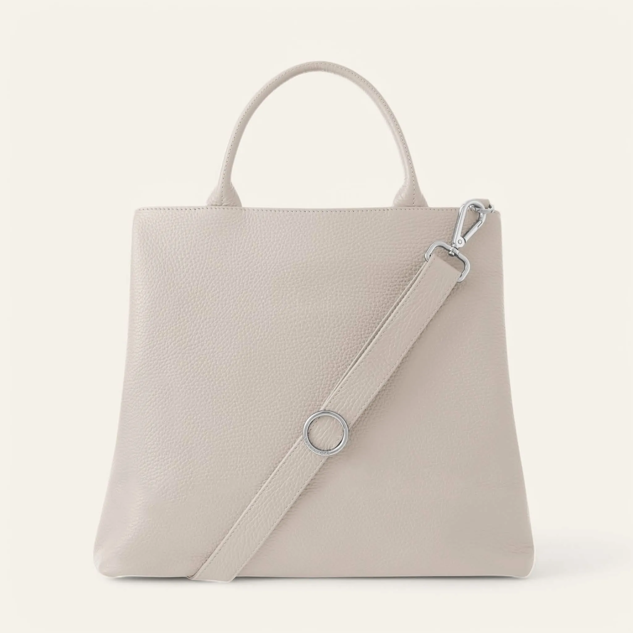Dahlia Tote | Porcelain with Silver hardware