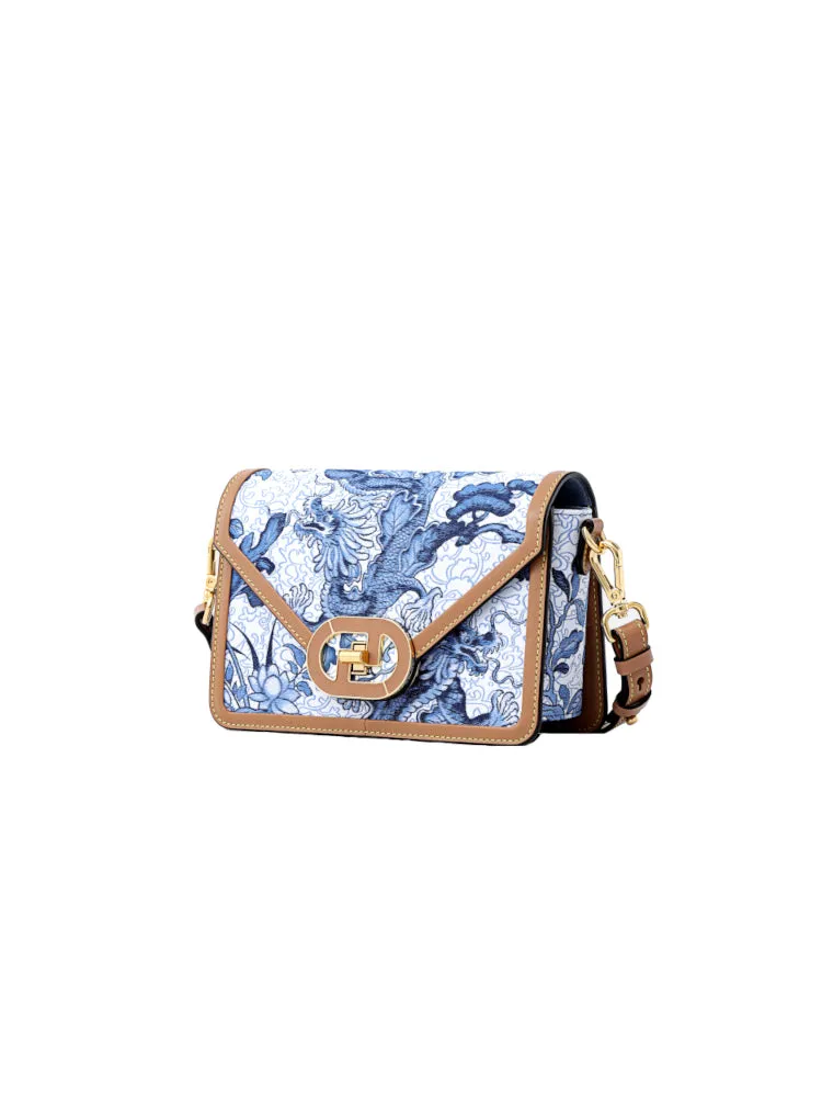 Dragon Jacquard Crossbody & Shoulder Bag