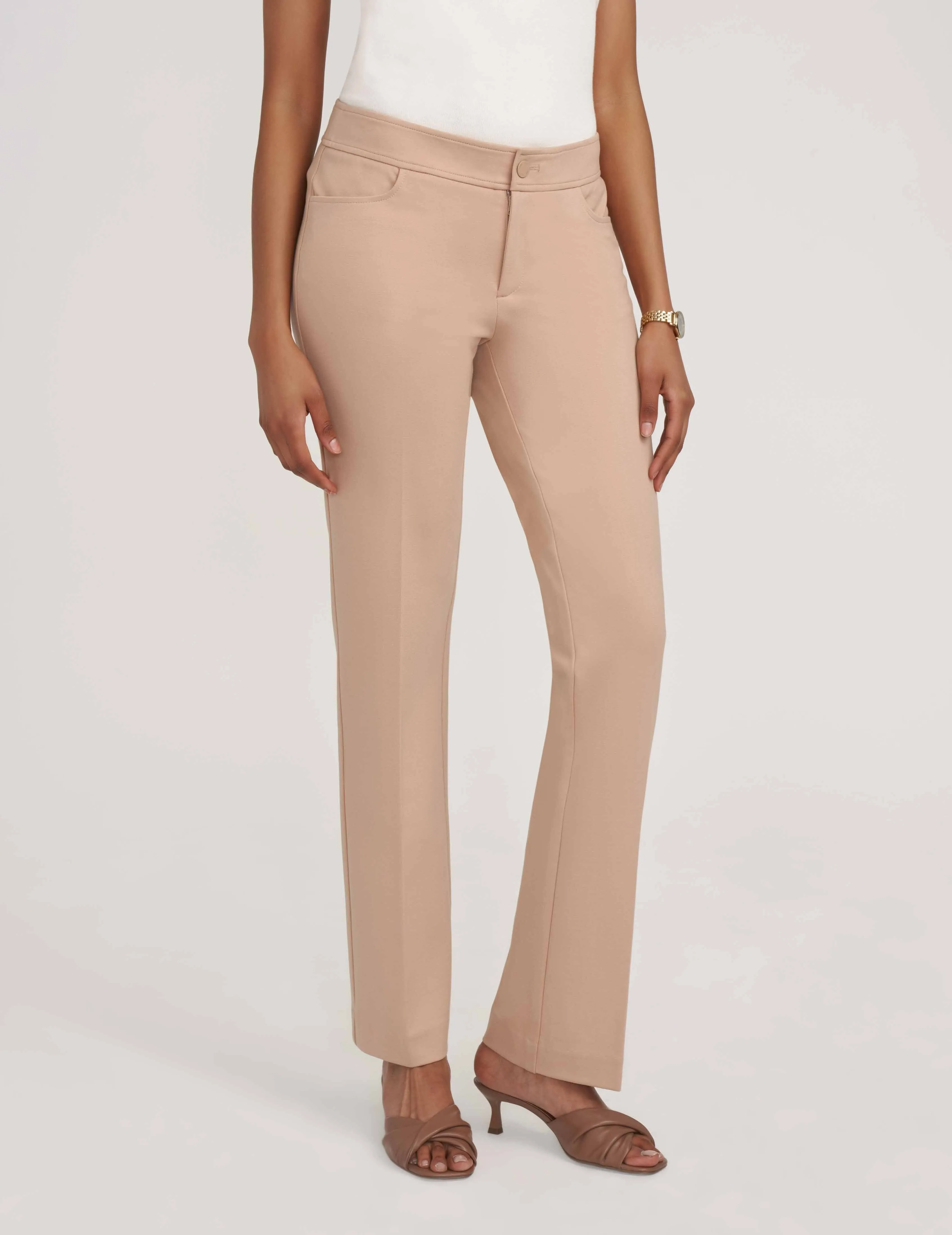 Fly Front Bootleg Pant- Sale