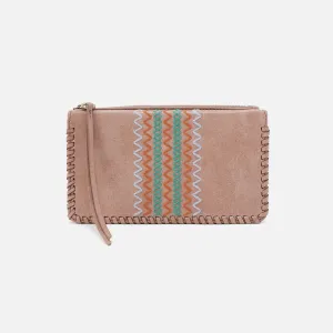 Foray Large Wallet In Buffed Leather - Hazel