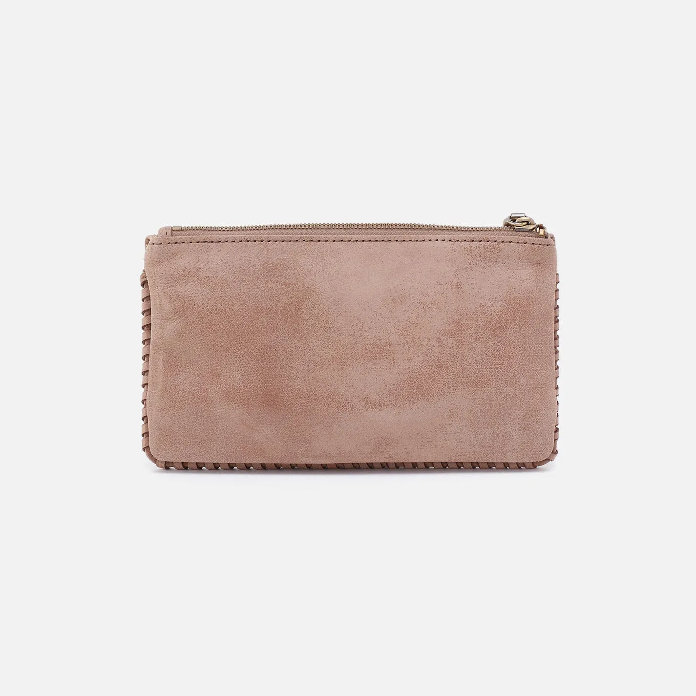 Foray Large Wallet In Buffed Leather - Hazel