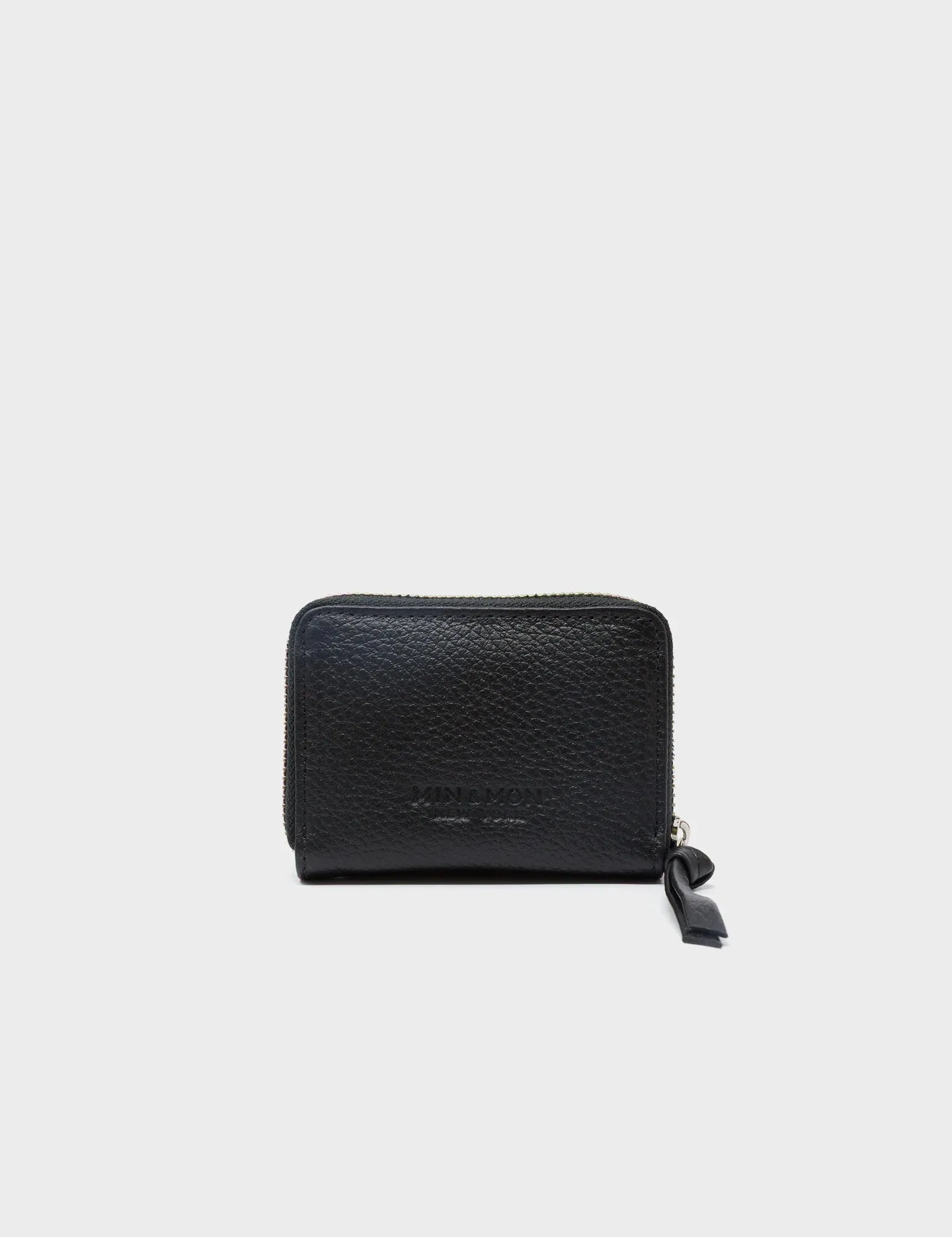 Frodo Black Leather Zip Around Wallet - Look Up 👀