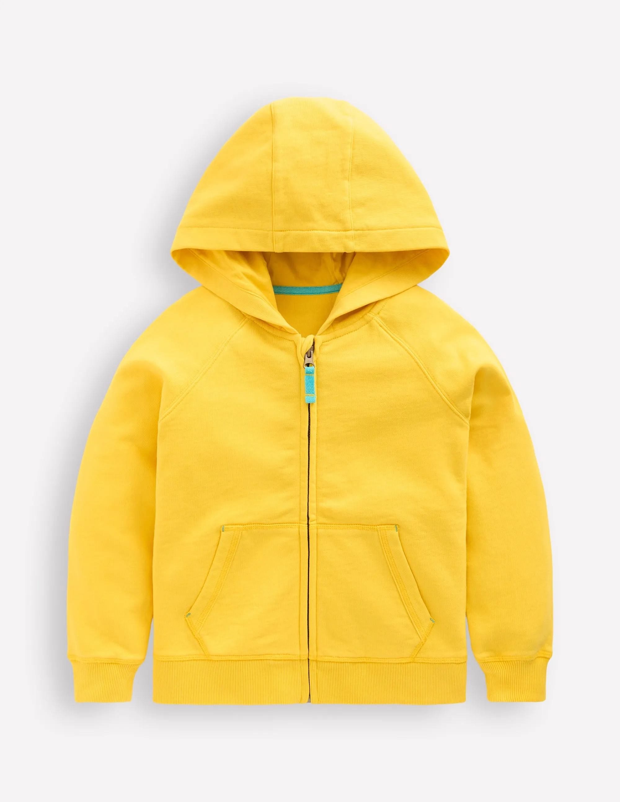 Garment Dye Zip Up Hoodie-Passionfruit