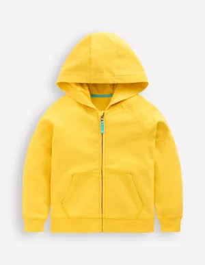 Garment Dye Zip Up Hoodie-Passionfruit