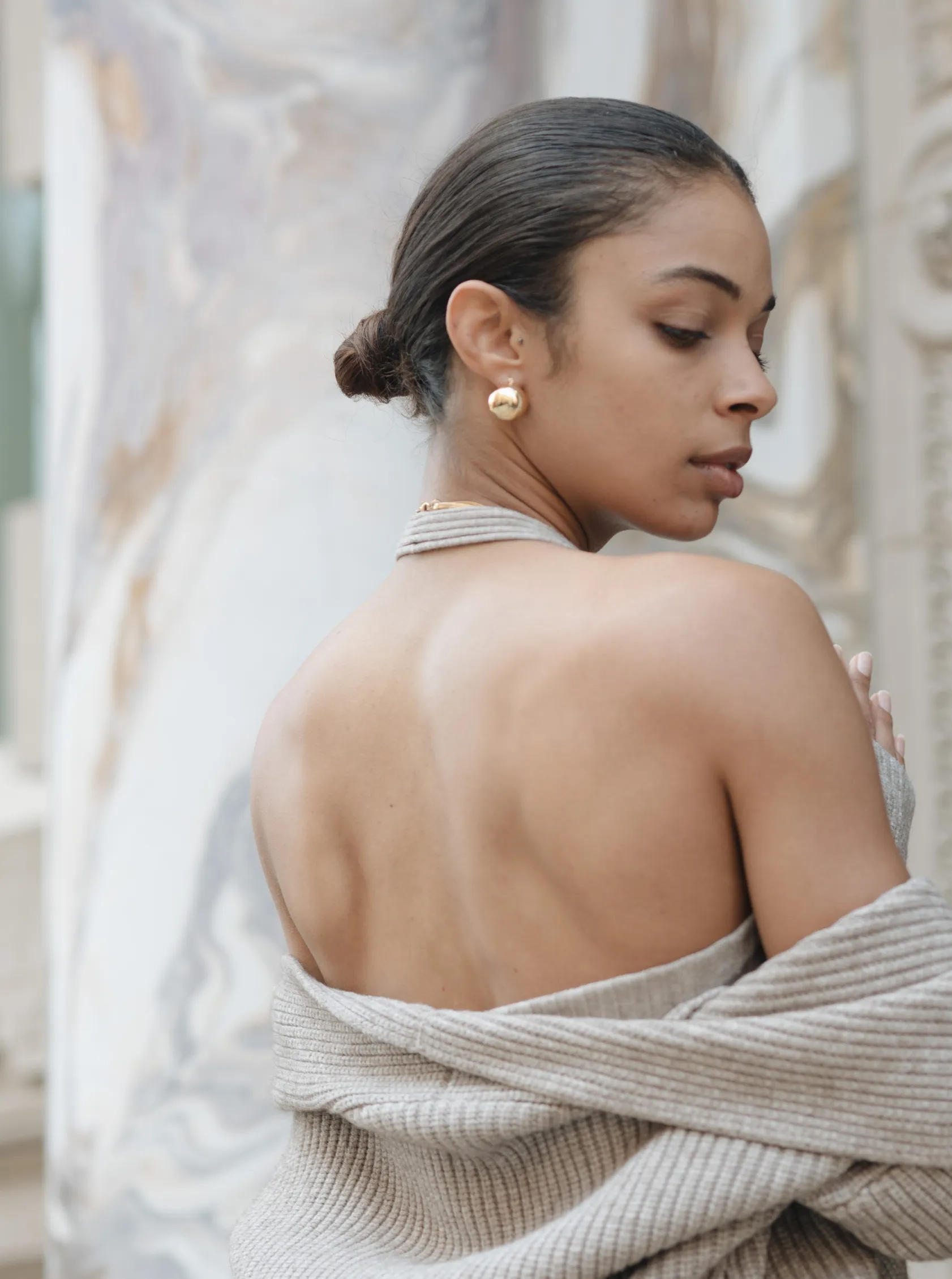 Golden Ball Hoops (Final Sale)