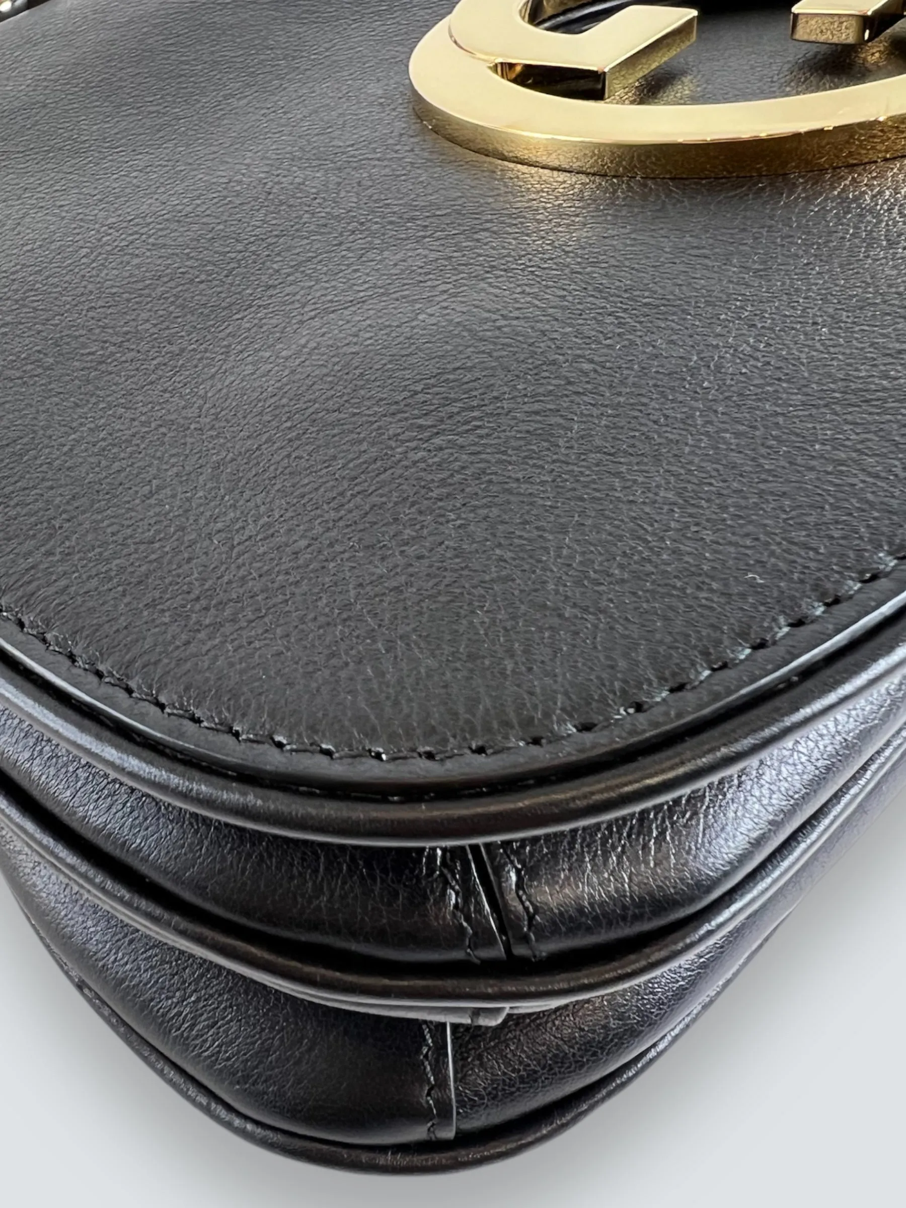 Gucci Black Leather Medium Blondie Crossbody
