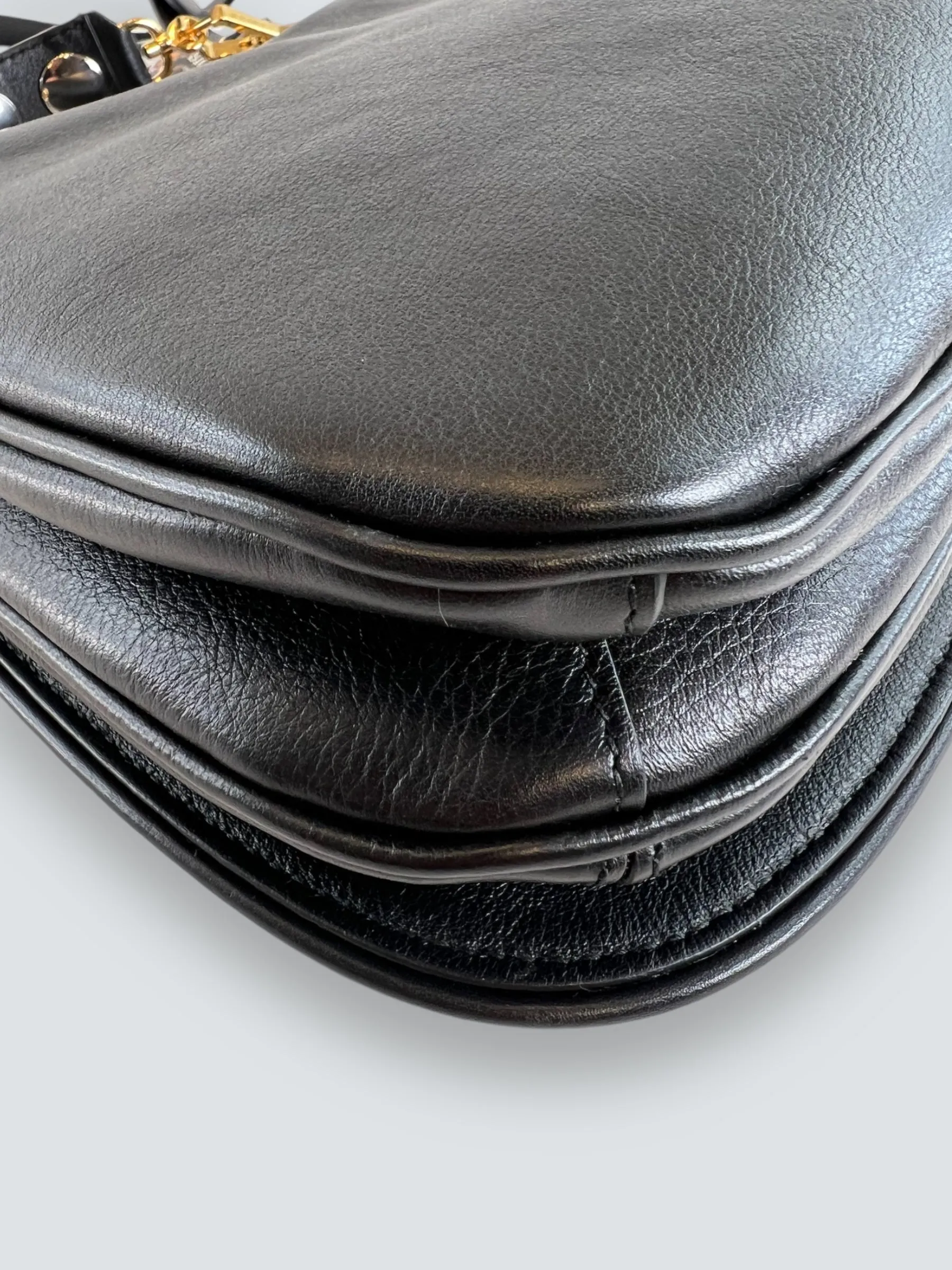 Gucci Black Leather Medium Blondie Crossbody