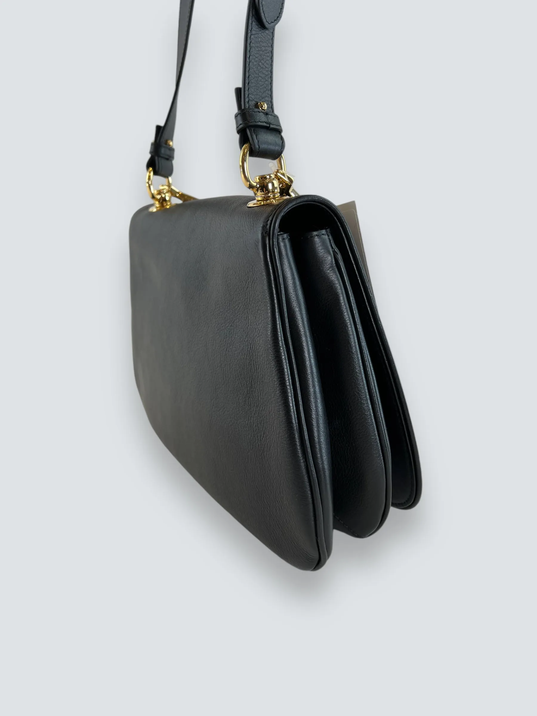 Gucci Black Leather Medium Blondie Crossbody