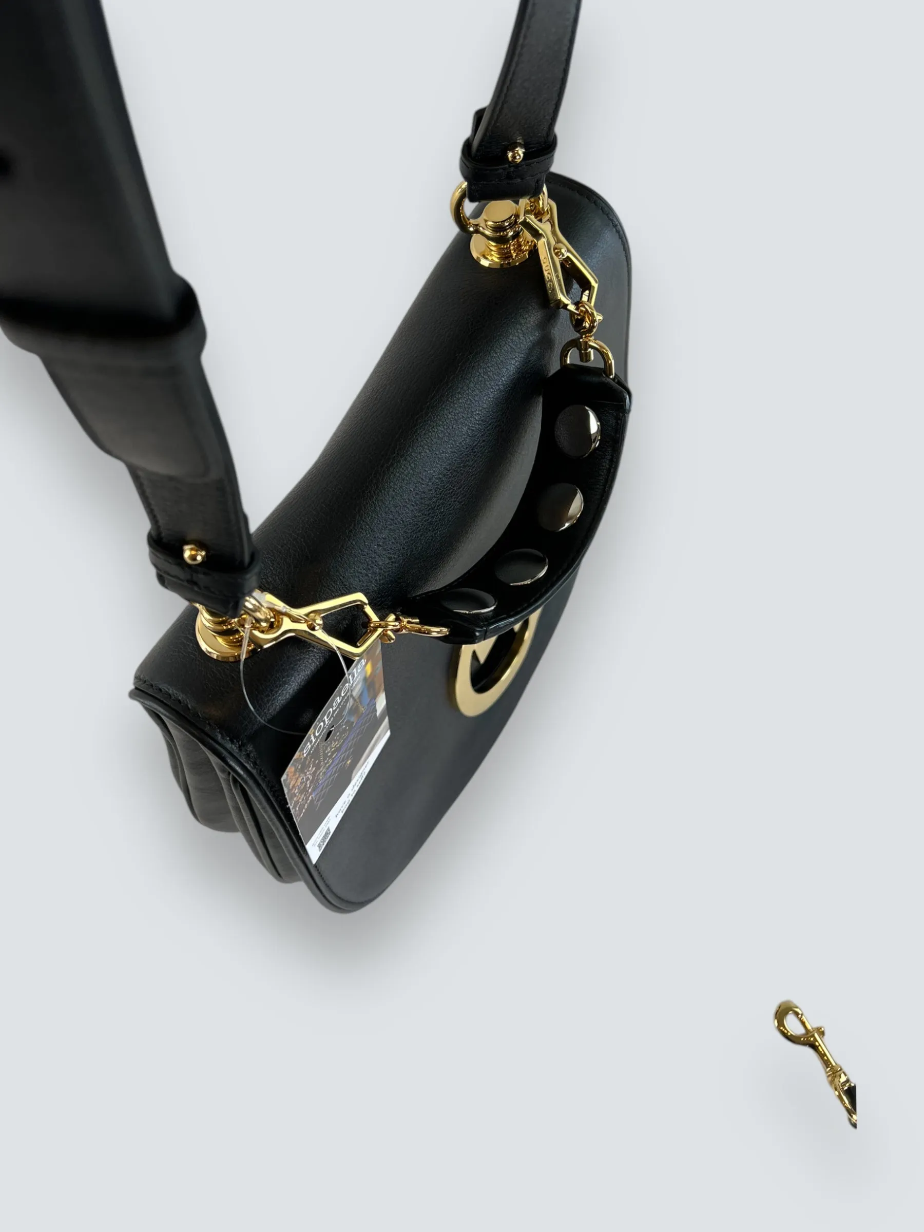 Gucci Black Leather Medium Blondie Crossbody
