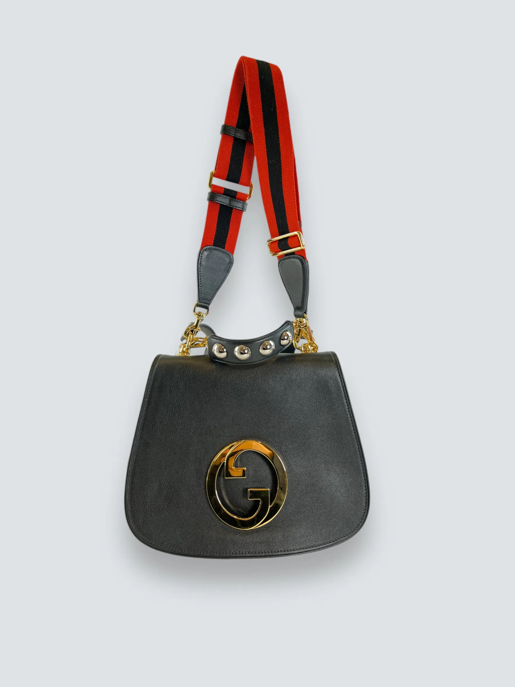 Gucci Black Leather Medium Blondie Crossbody