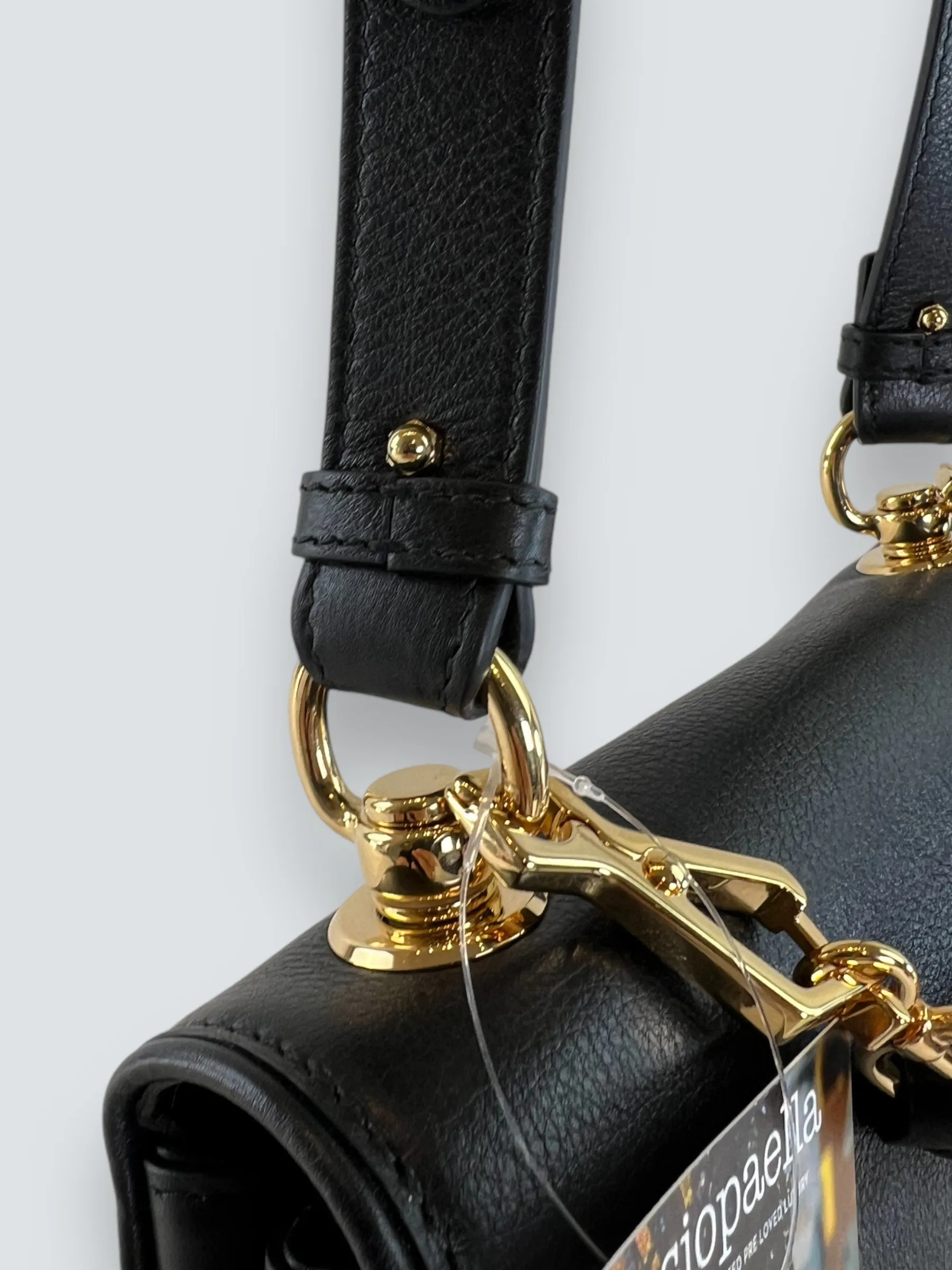 Gucci Black Leather Medium Blondie Crossbody