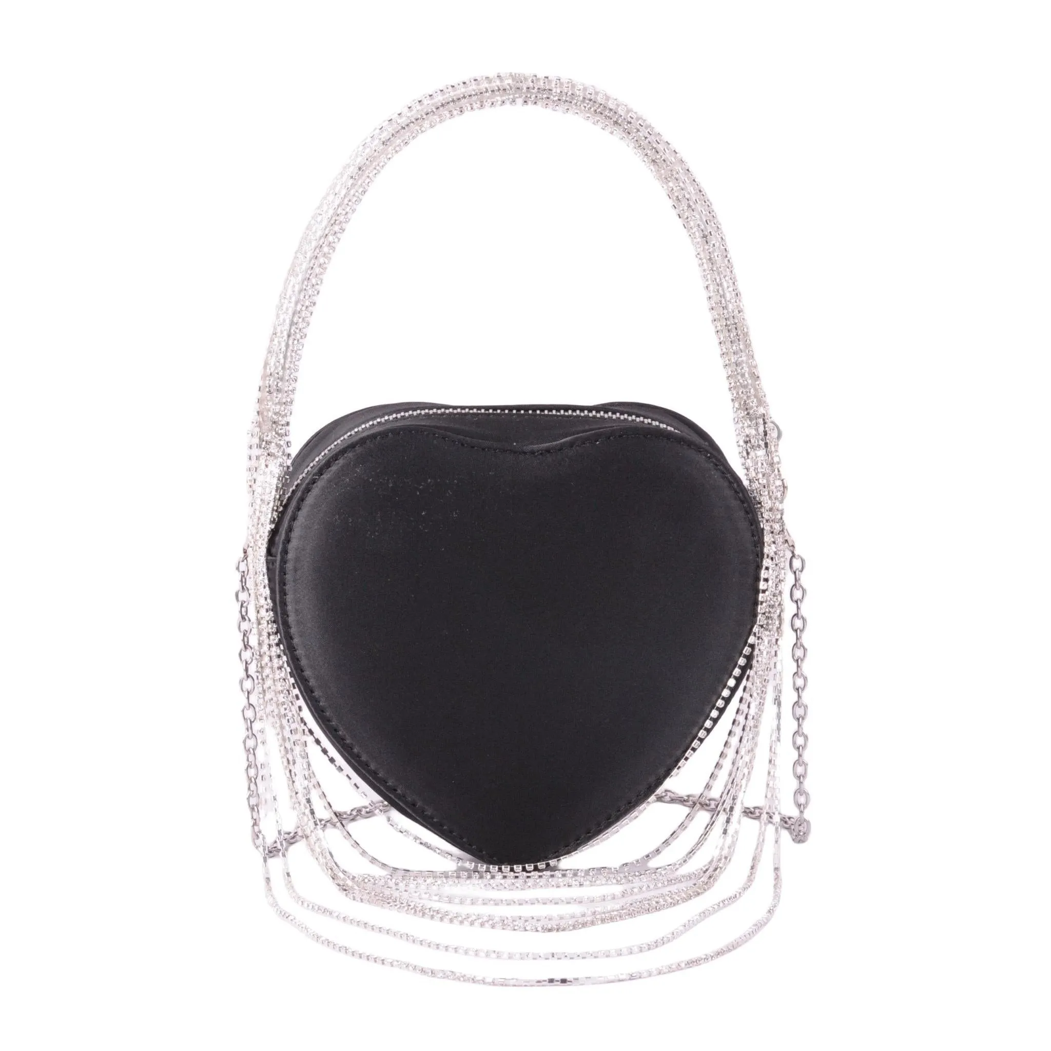 Heart Shape Crystal Rope Bag