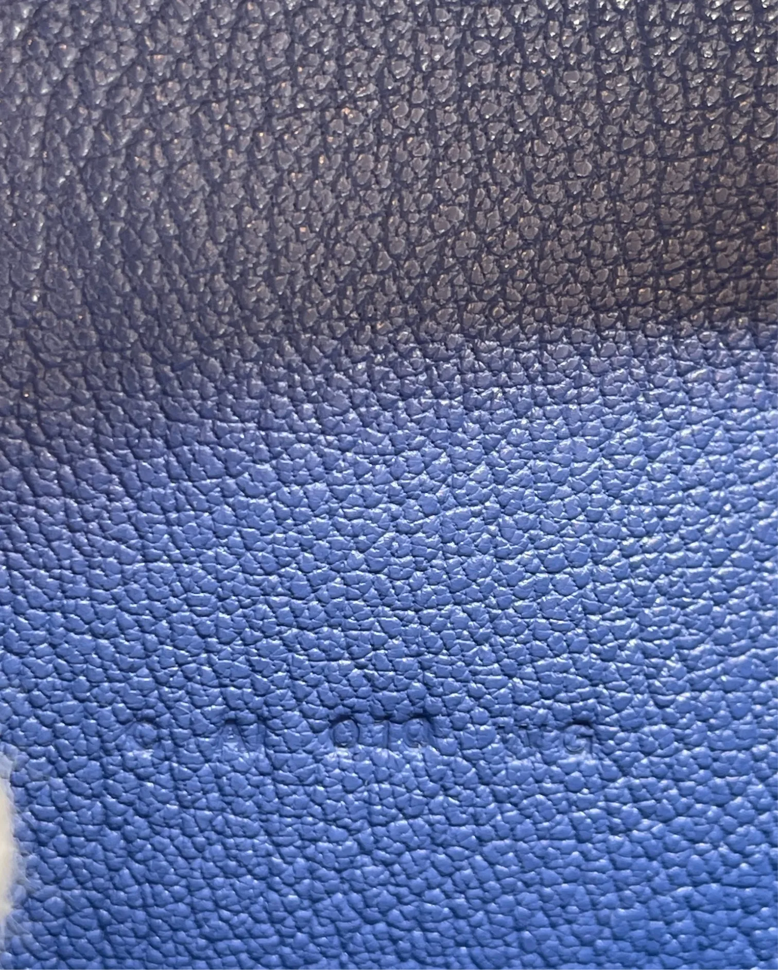 Hermès Blue Mysore Leather Kelly Wallet