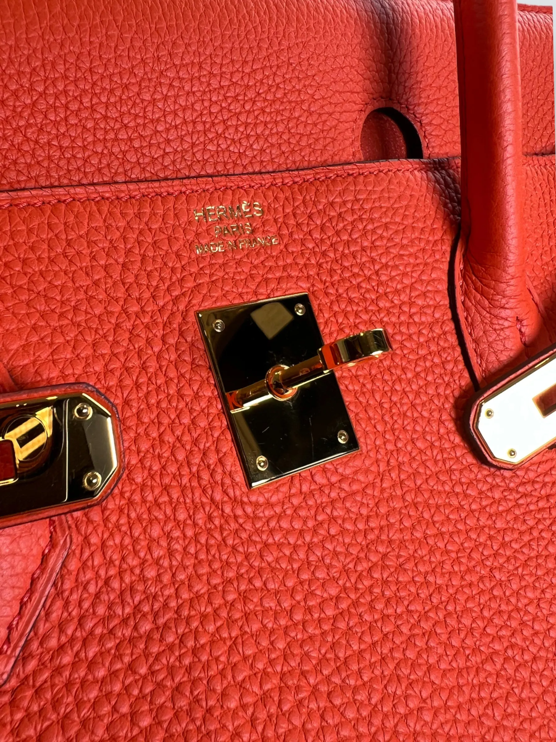 Hermès Classic Orange Togo Leather Birkin 40