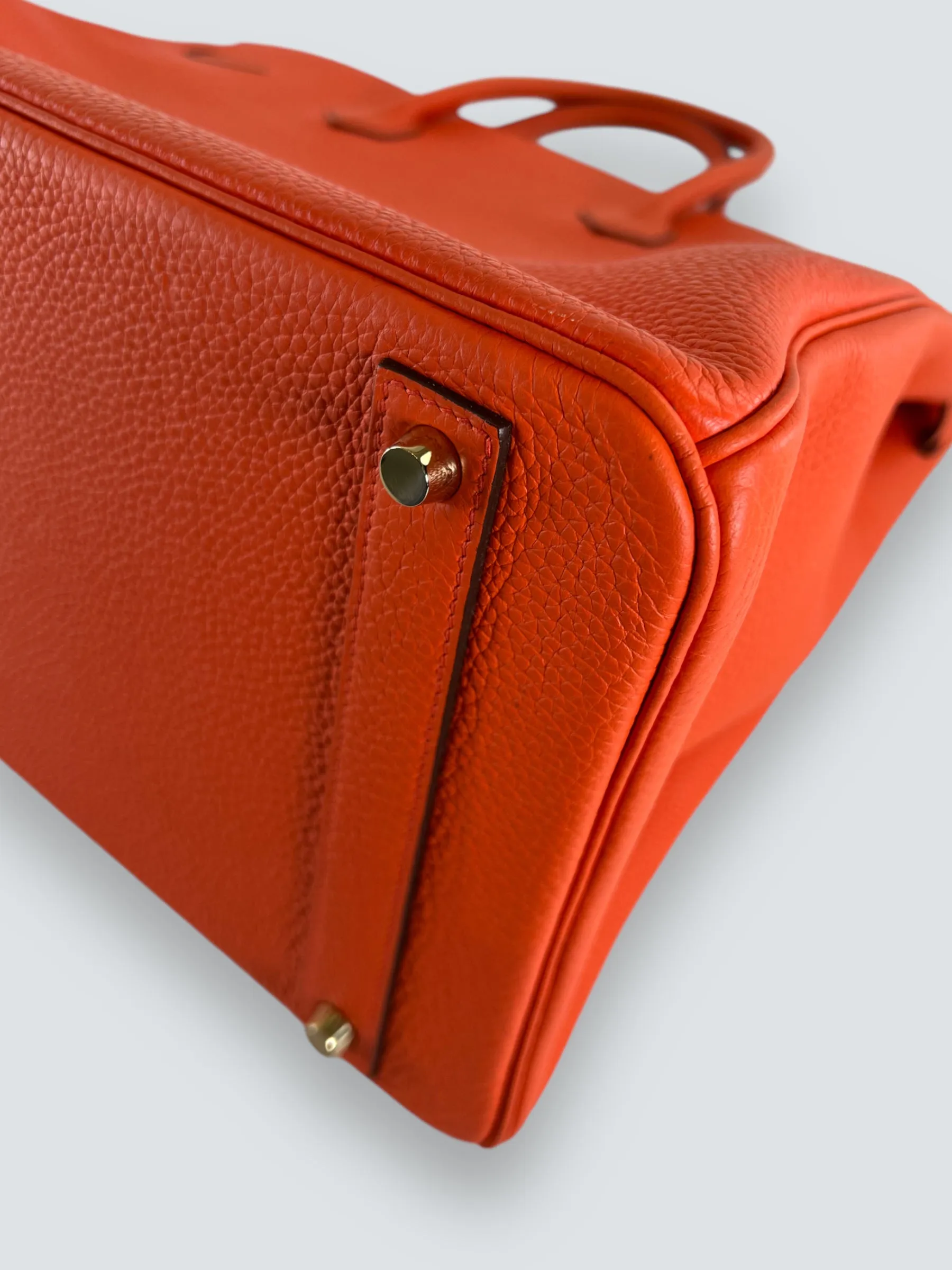 Hermès Classic Orange Togo Leather Birkin 40