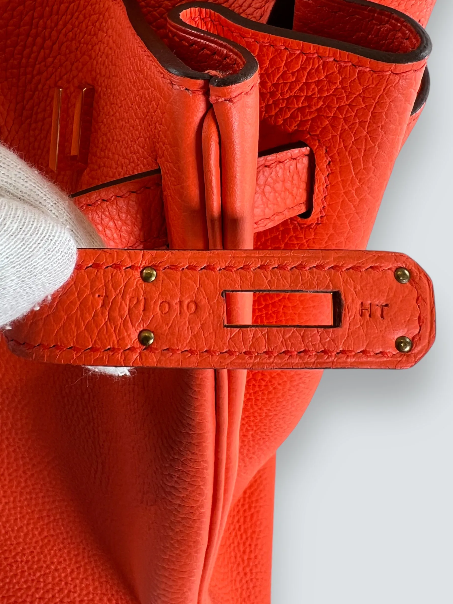 Hermès Classic Orange Togo Leather Birkin 40